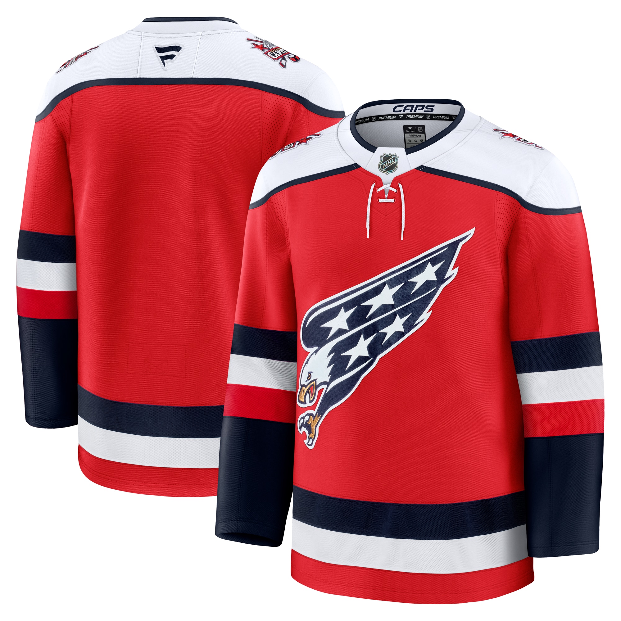 Washington Capitals Fanatics Alternate Premium Jersey - Red