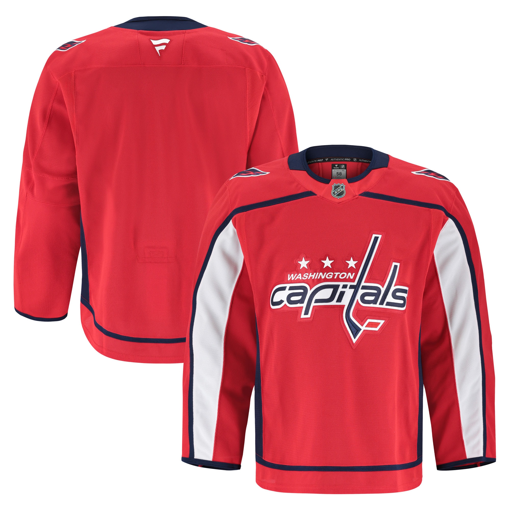 Washington Capitals Fanatics Home Pro Jersey - Red