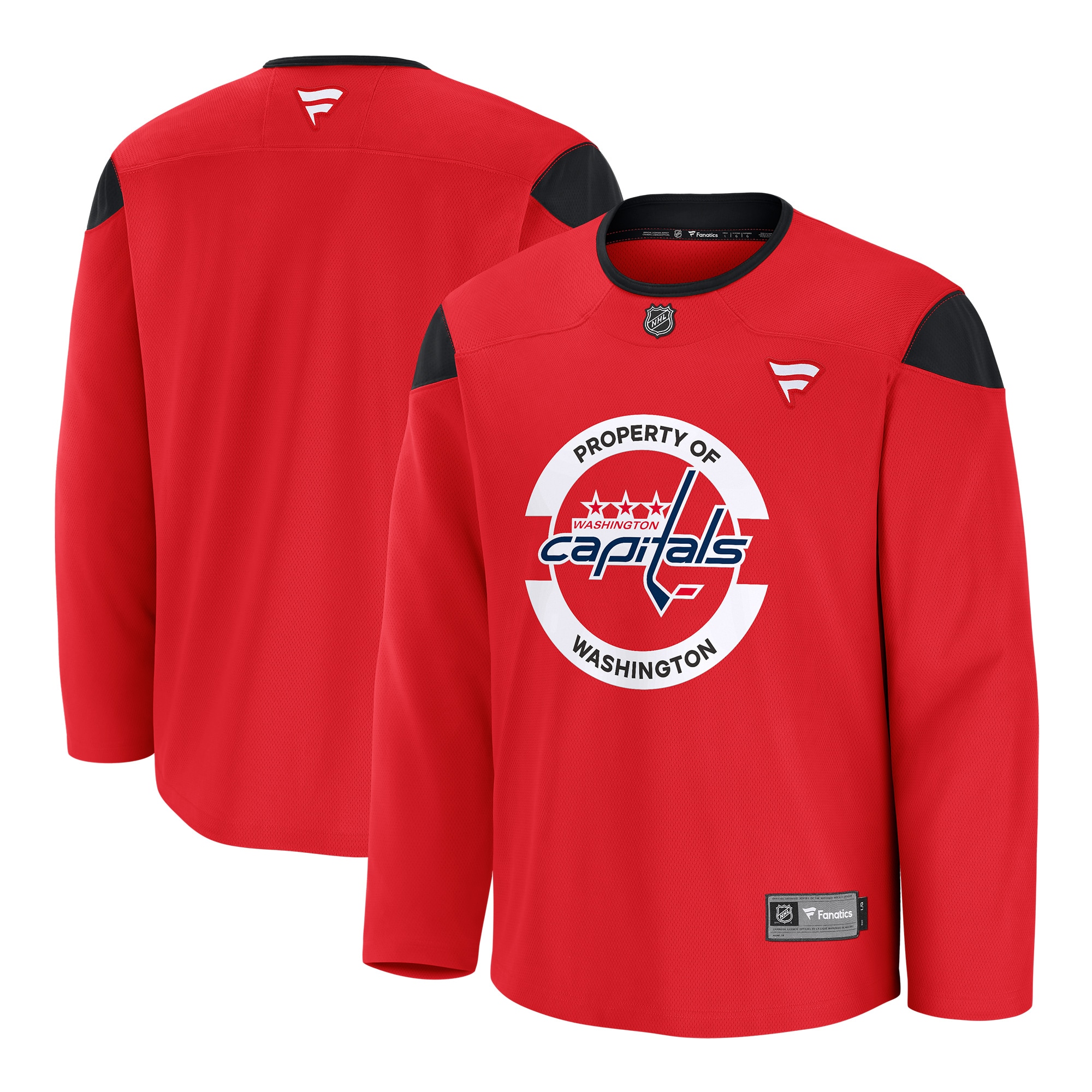 Washington Capitals Fanatics Practice Jersey - Red