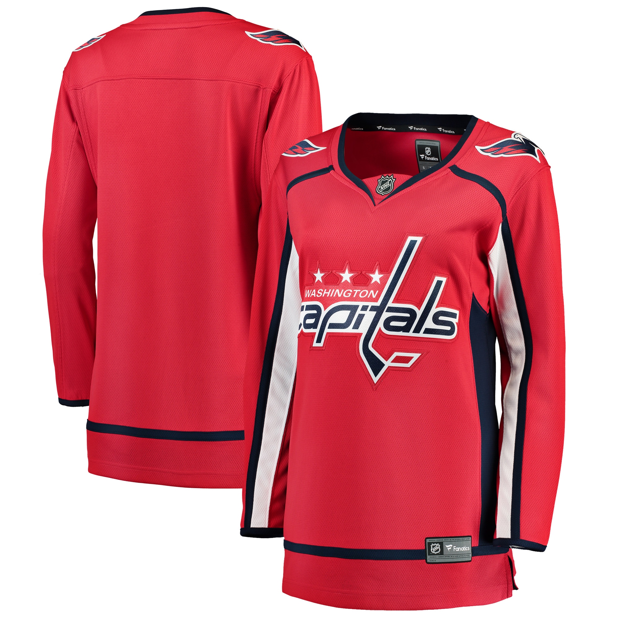 Washington Capitals Fanatics Women's Home Breakaway Jersey