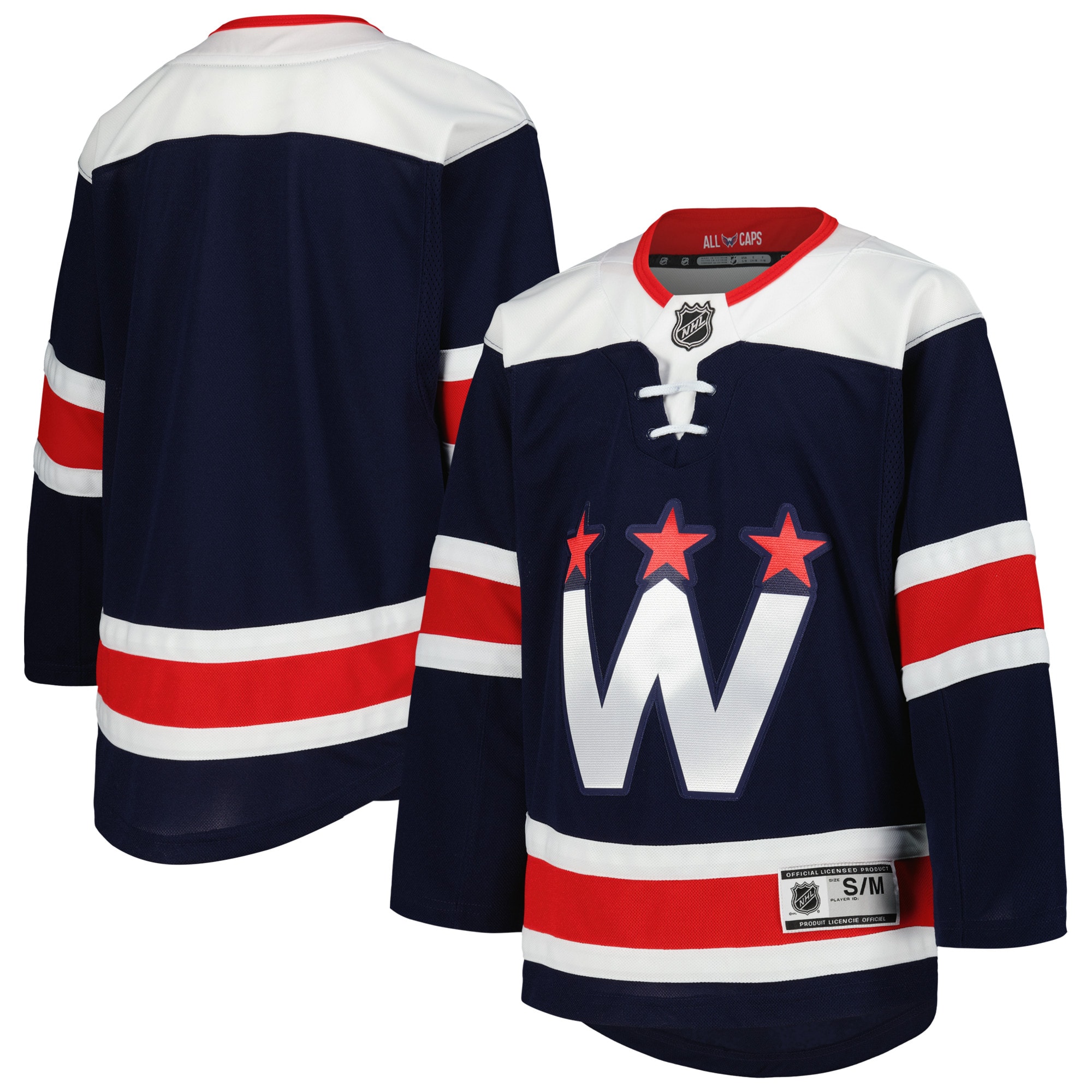 Washington Capitals Youth 2020/21 Alternate Premier Jerseys - Navy