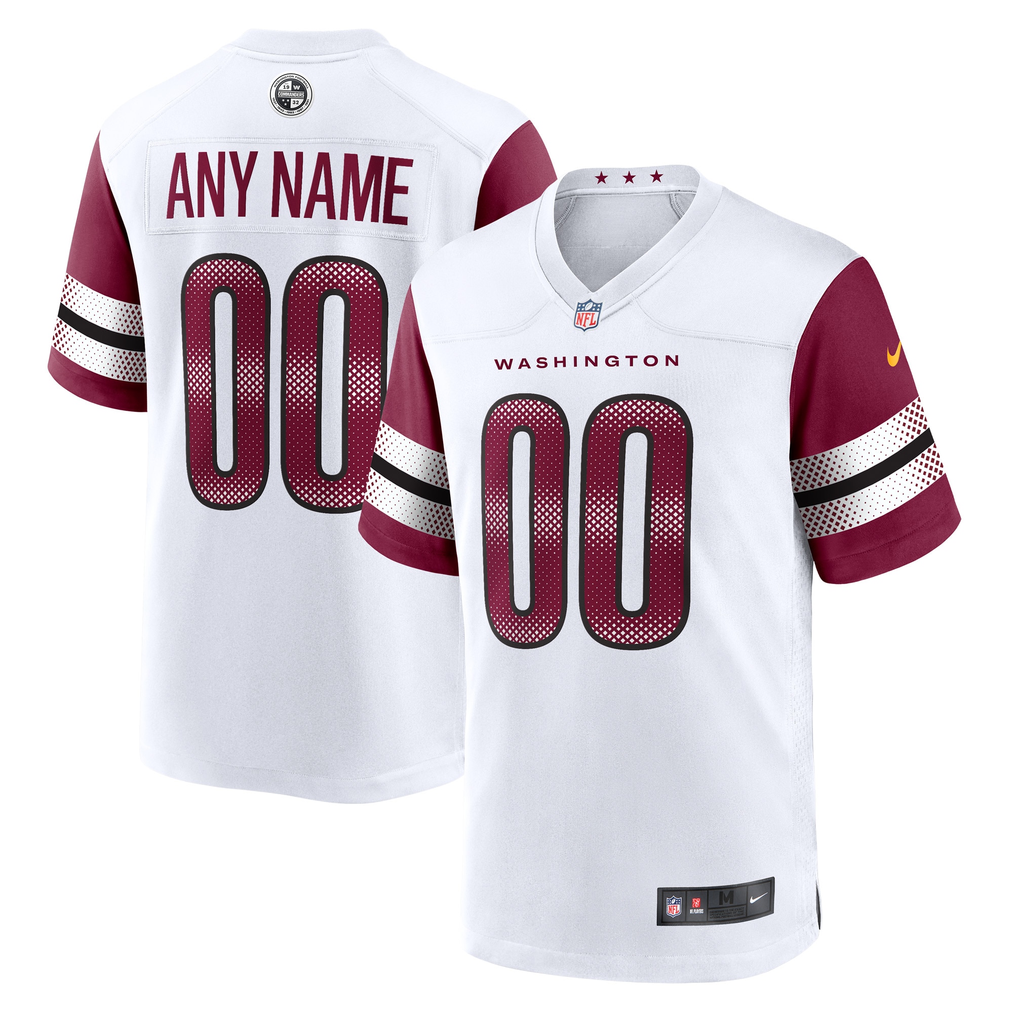 Washington Commanders Game Custom Player Jersey - White