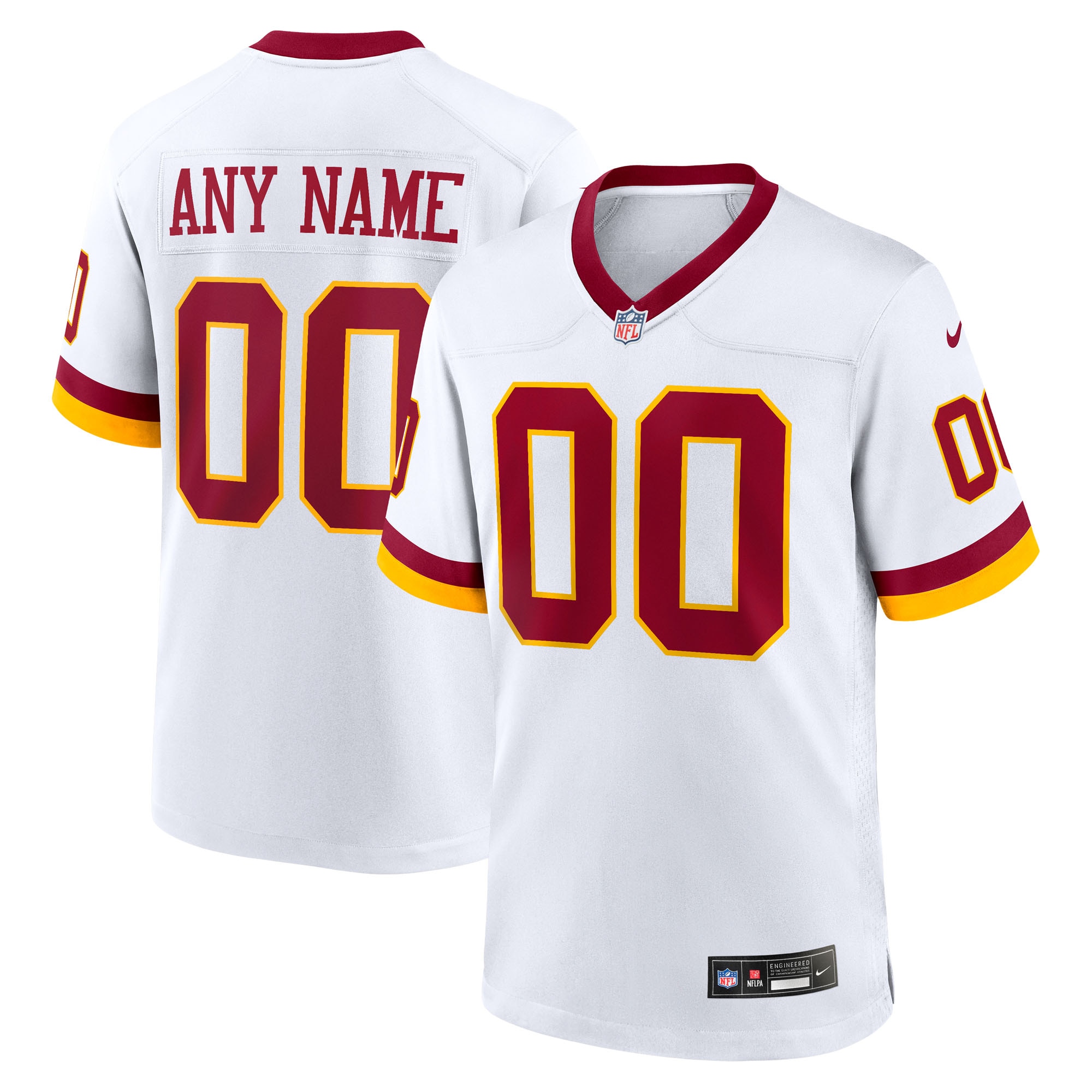 Washington Commanders Game Super Bowl Era Custom Jersey - White