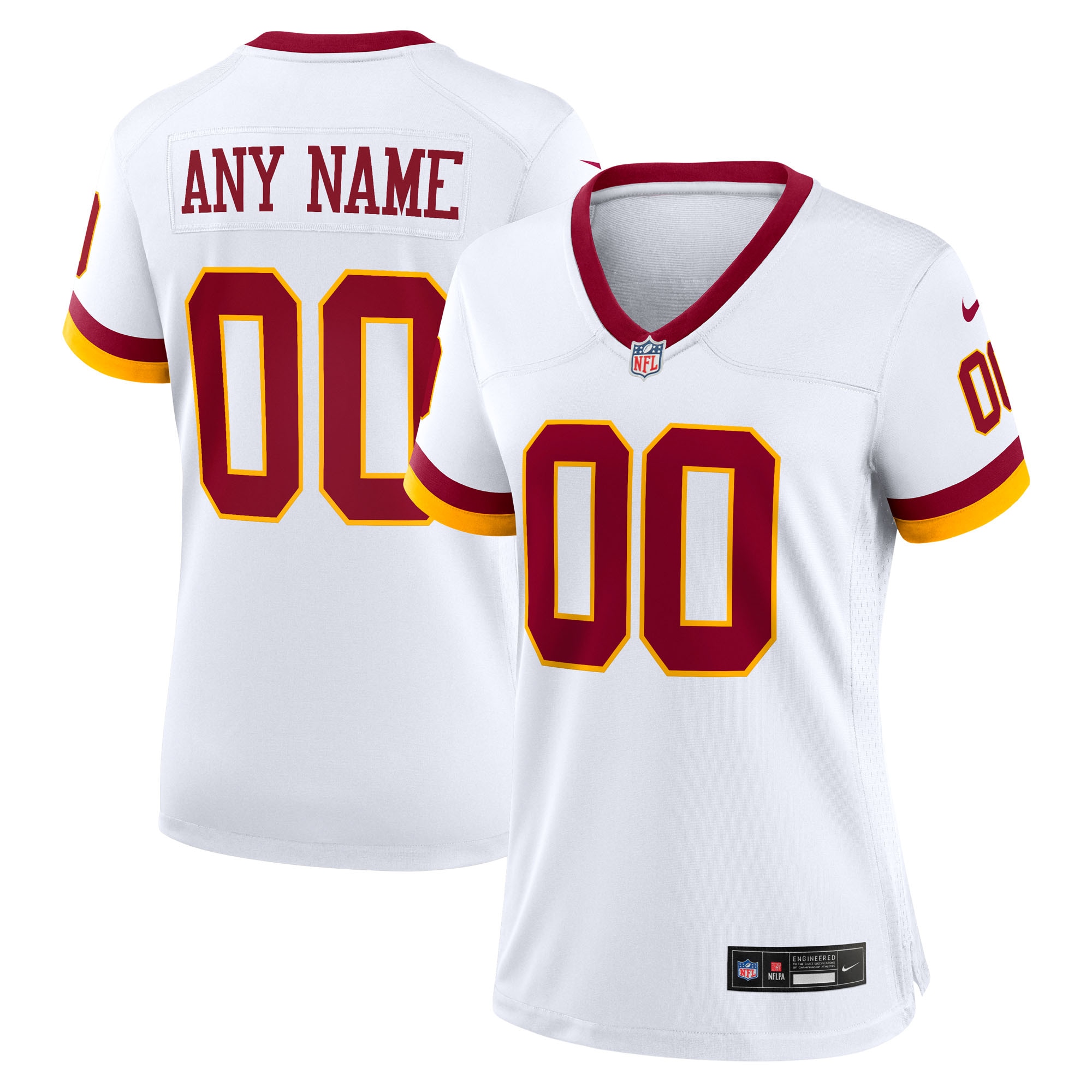 Washington Commanders Women's Super Bowl Era Custom Game Jersey - White