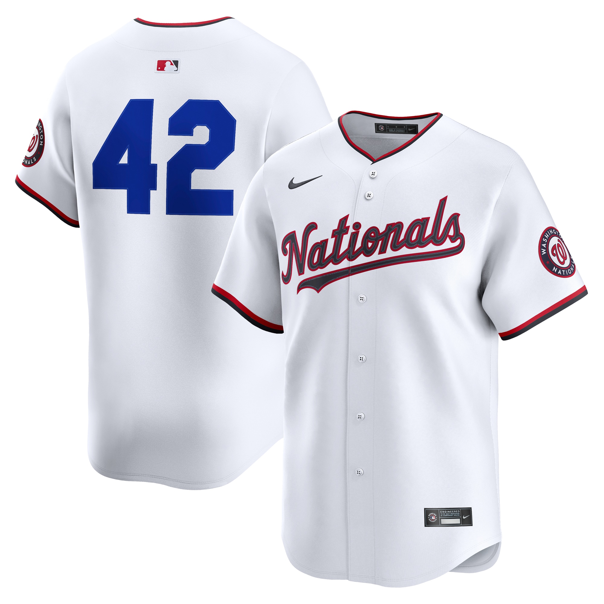 Washington Nationals Home 2025 Jackie Robinson Day Limited Jersey – White