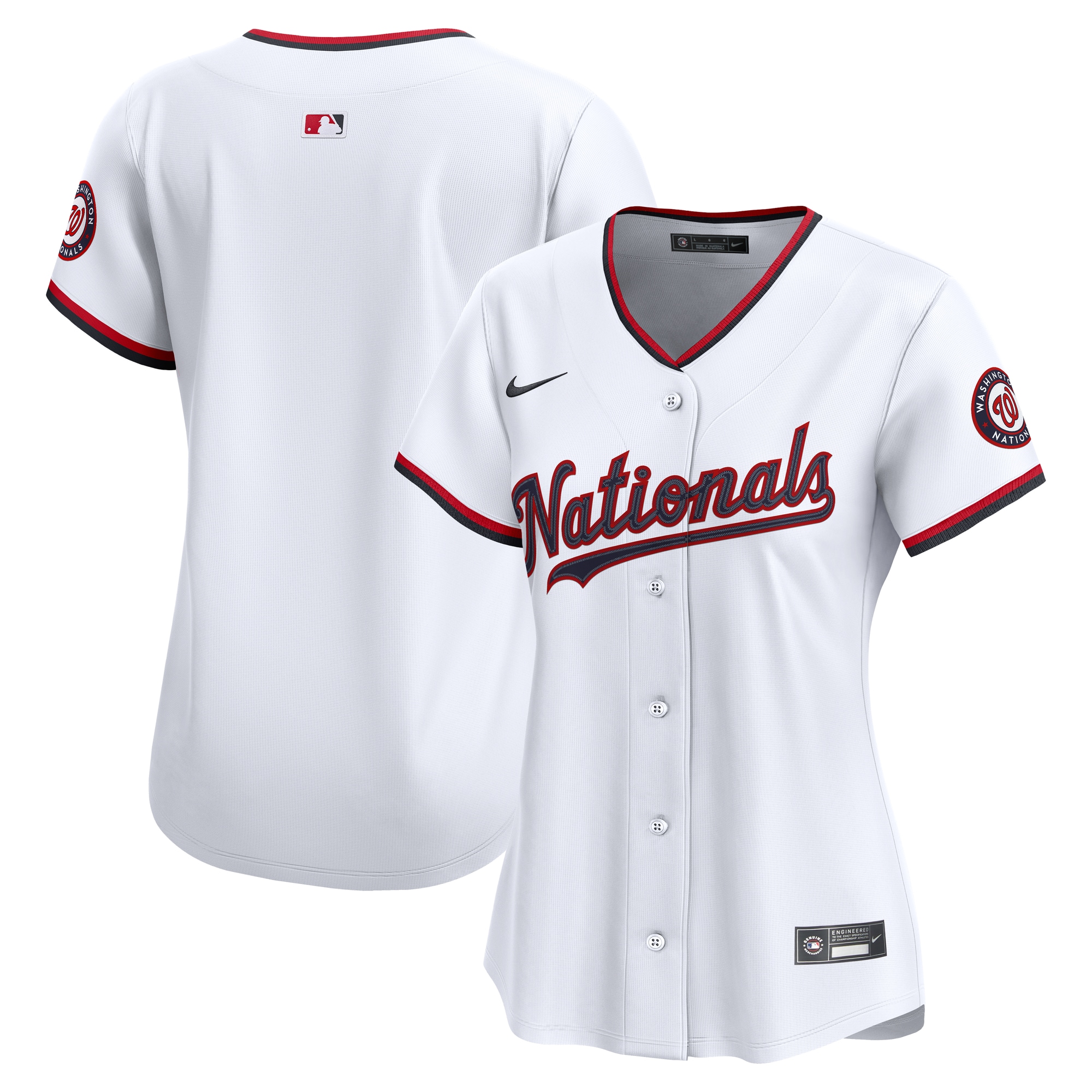 Washington Nationals Women's Home Limited Jersey - White