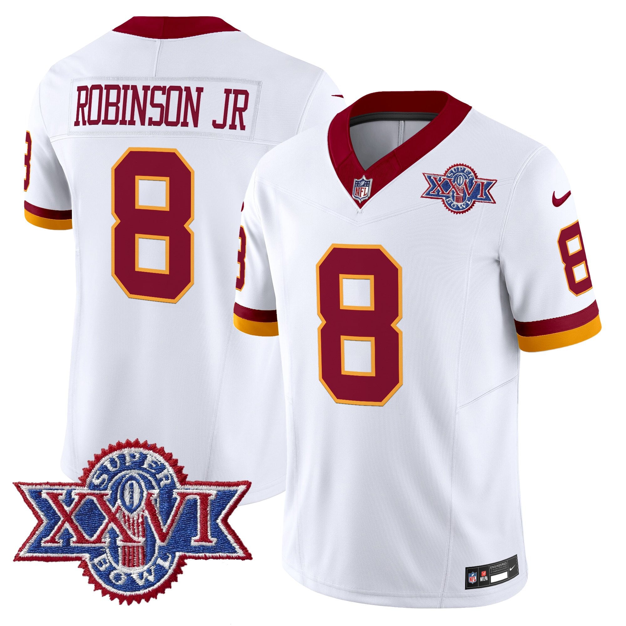 Alternative view of Washington Throwback Super Bowl Jersey - Nike Daniels #5