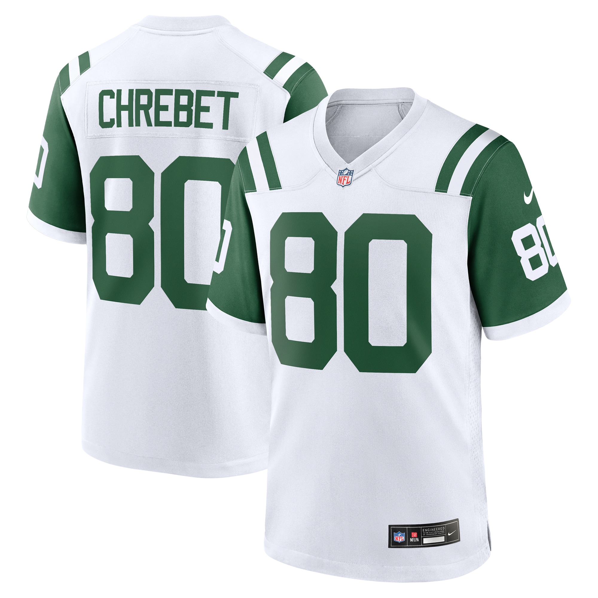 Wayne Chrebet New York Jets Retired Player Alternate Game Jersey - White