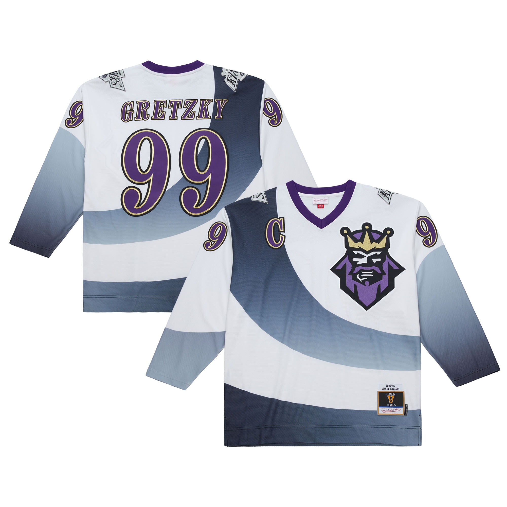 Wayne Gretzky Los Angeles Kings 1995-96 Power Play Jersey - White