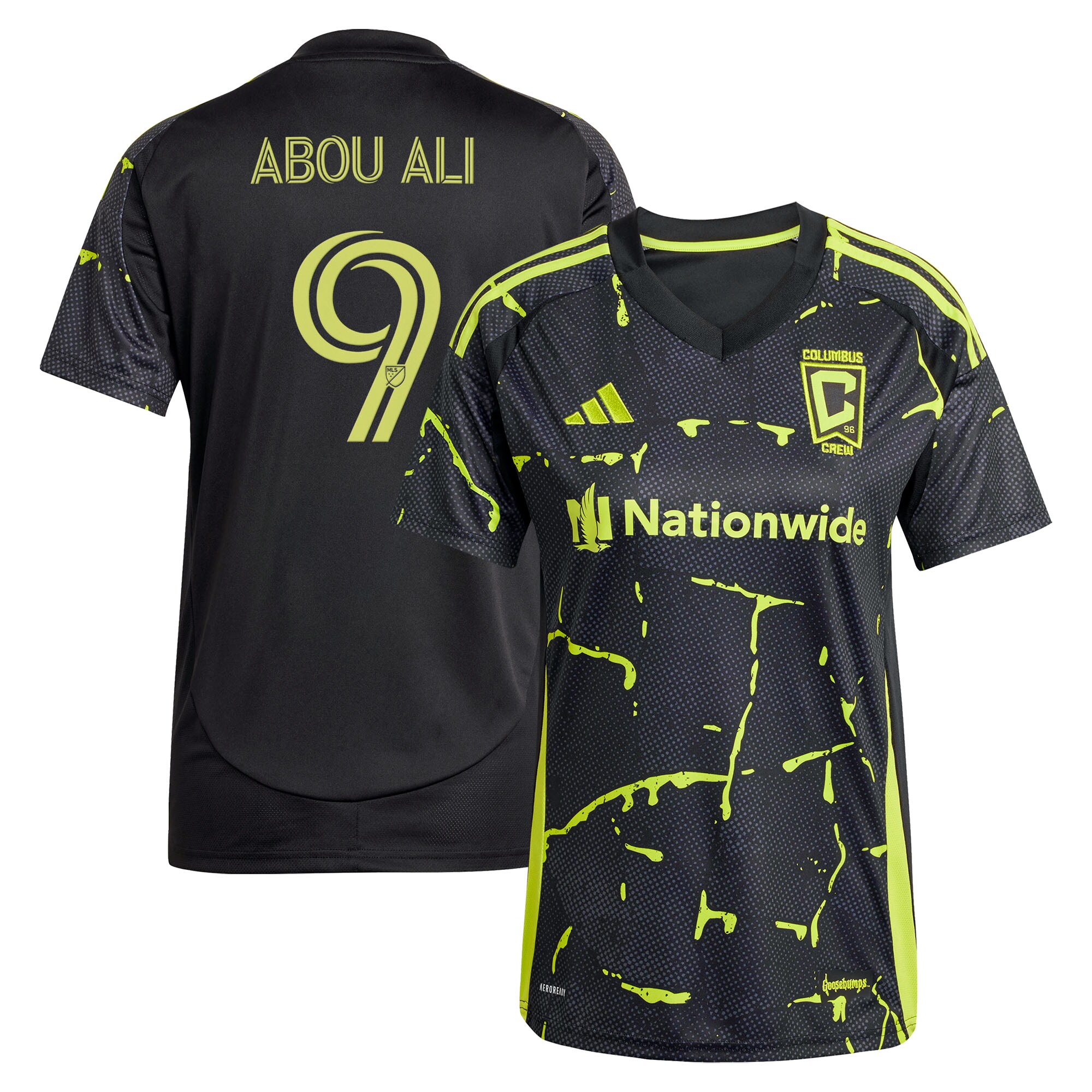 Wessam Abou Ali Columbus Crew Women's 2025 The Goosebumps Kit Jersey - Black