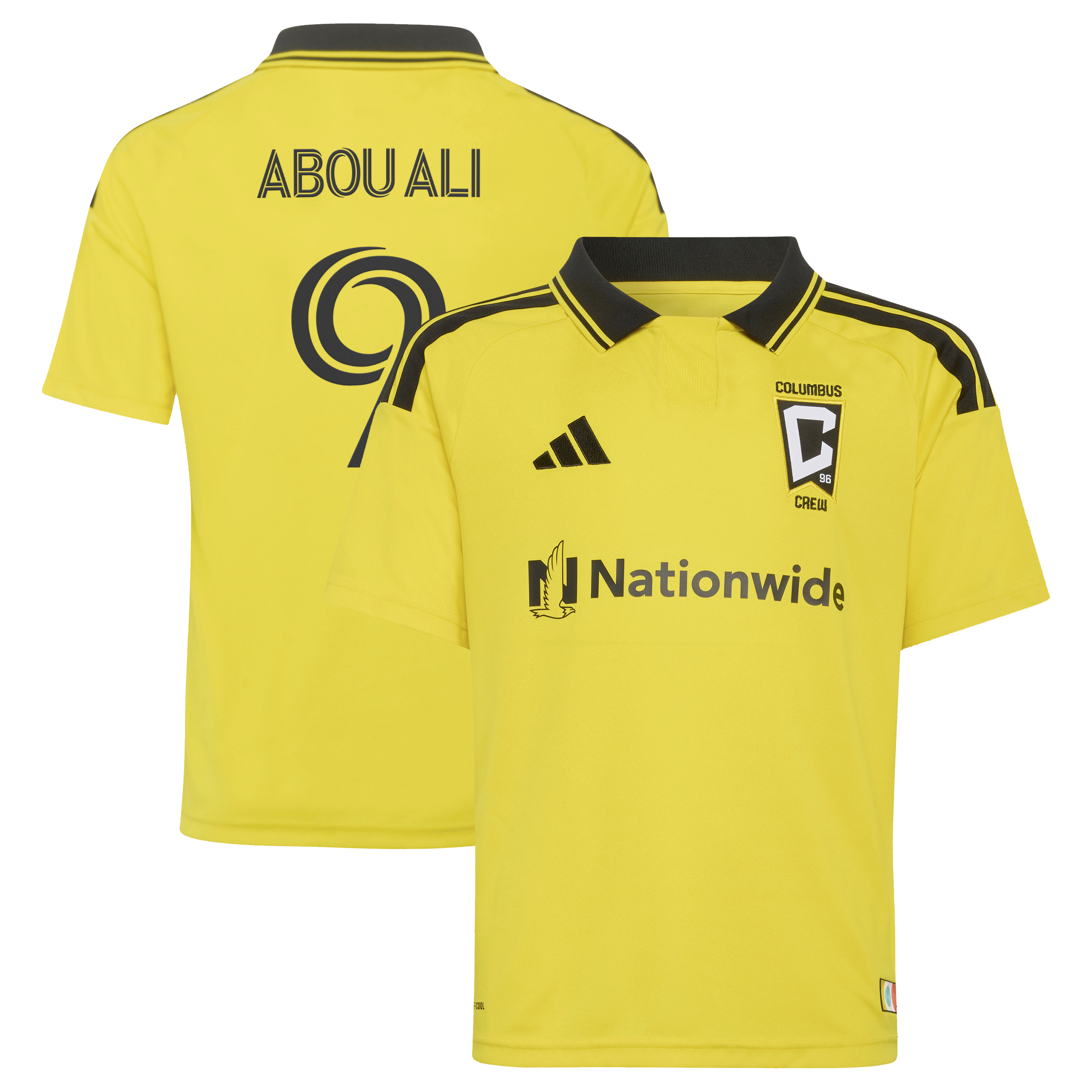 Wessam Abou Ali Columbus Crew Youth 2026 The Crafted for Excellence Kit Jersey - Yellow