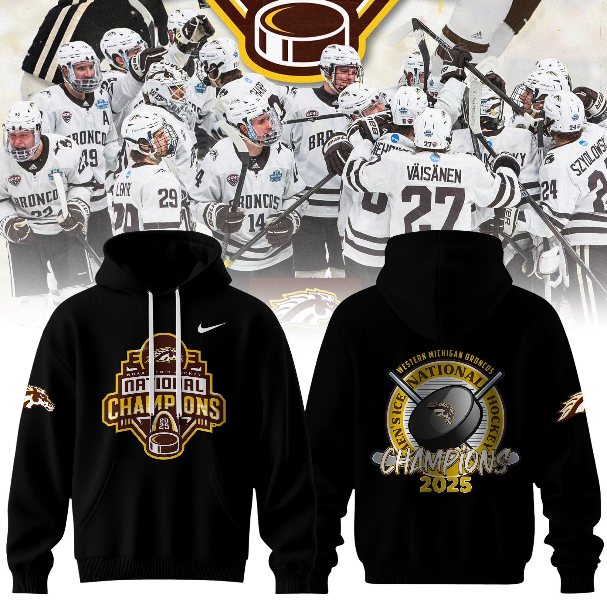 Western Michigan Broncos Hoodie - Nike Western Michigan Broncos 2025