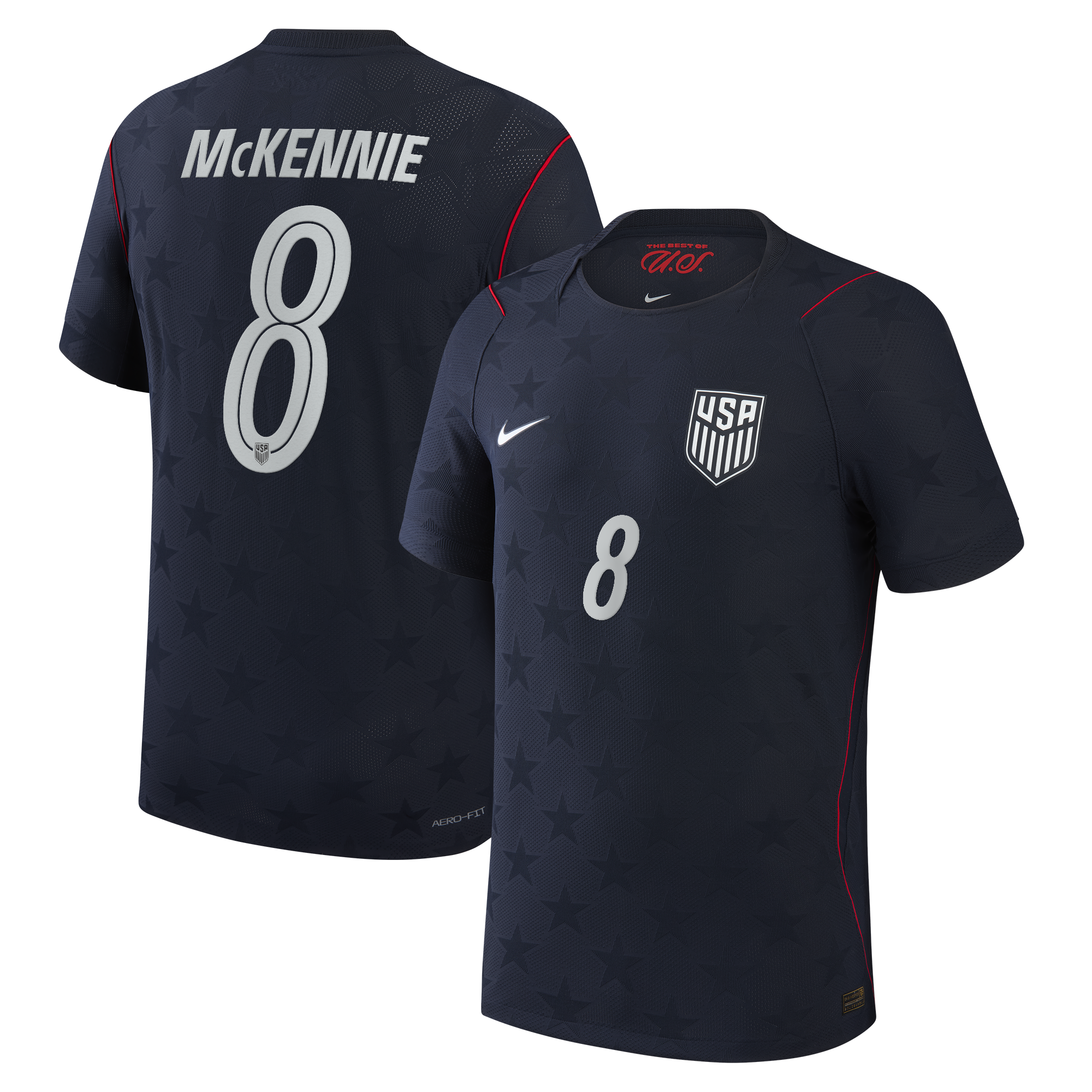 Weston McKennie USMNT 2026 Away Match Jersey - Blue