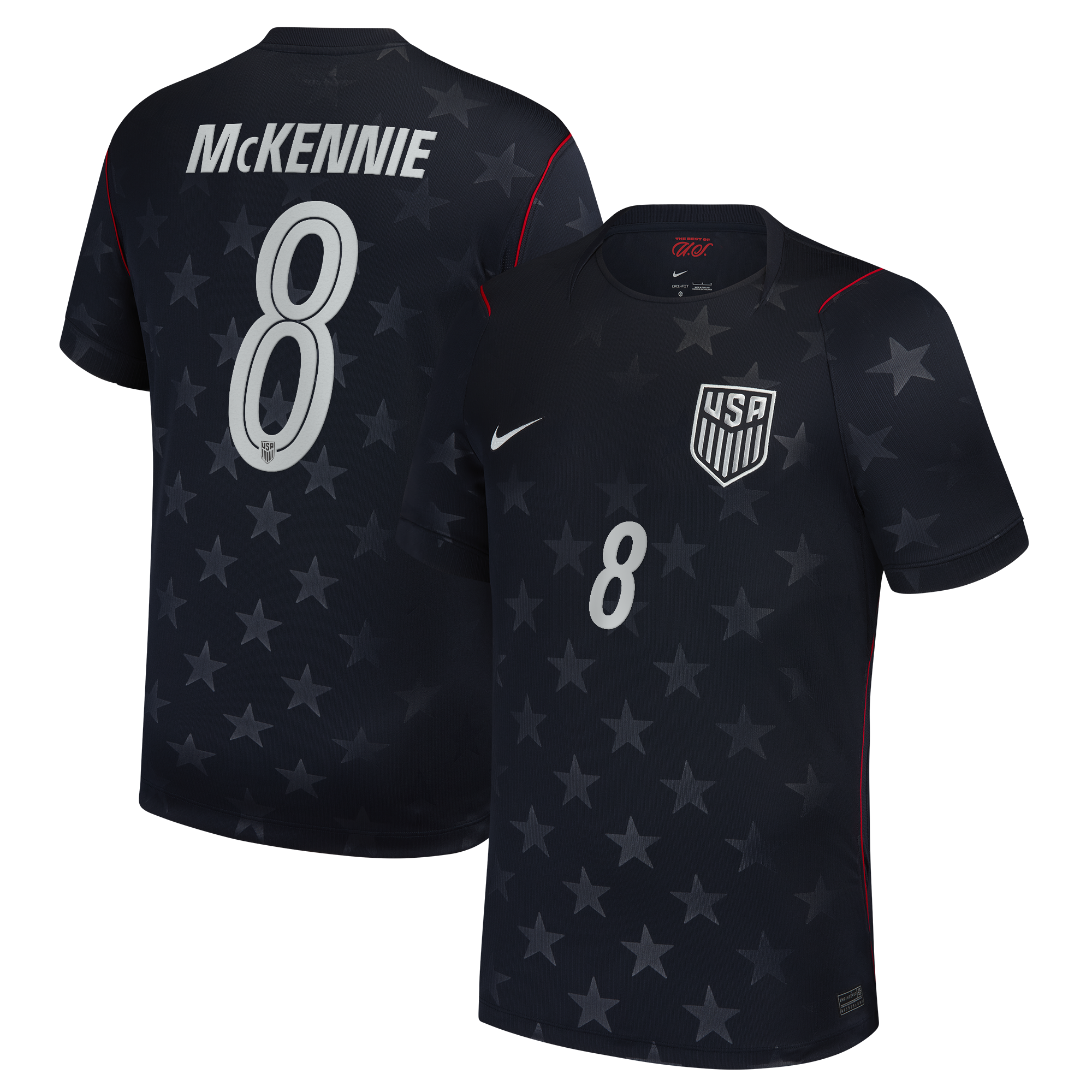 Weston McKennie USMNT 2026 Away Stadium Jersey - Blue