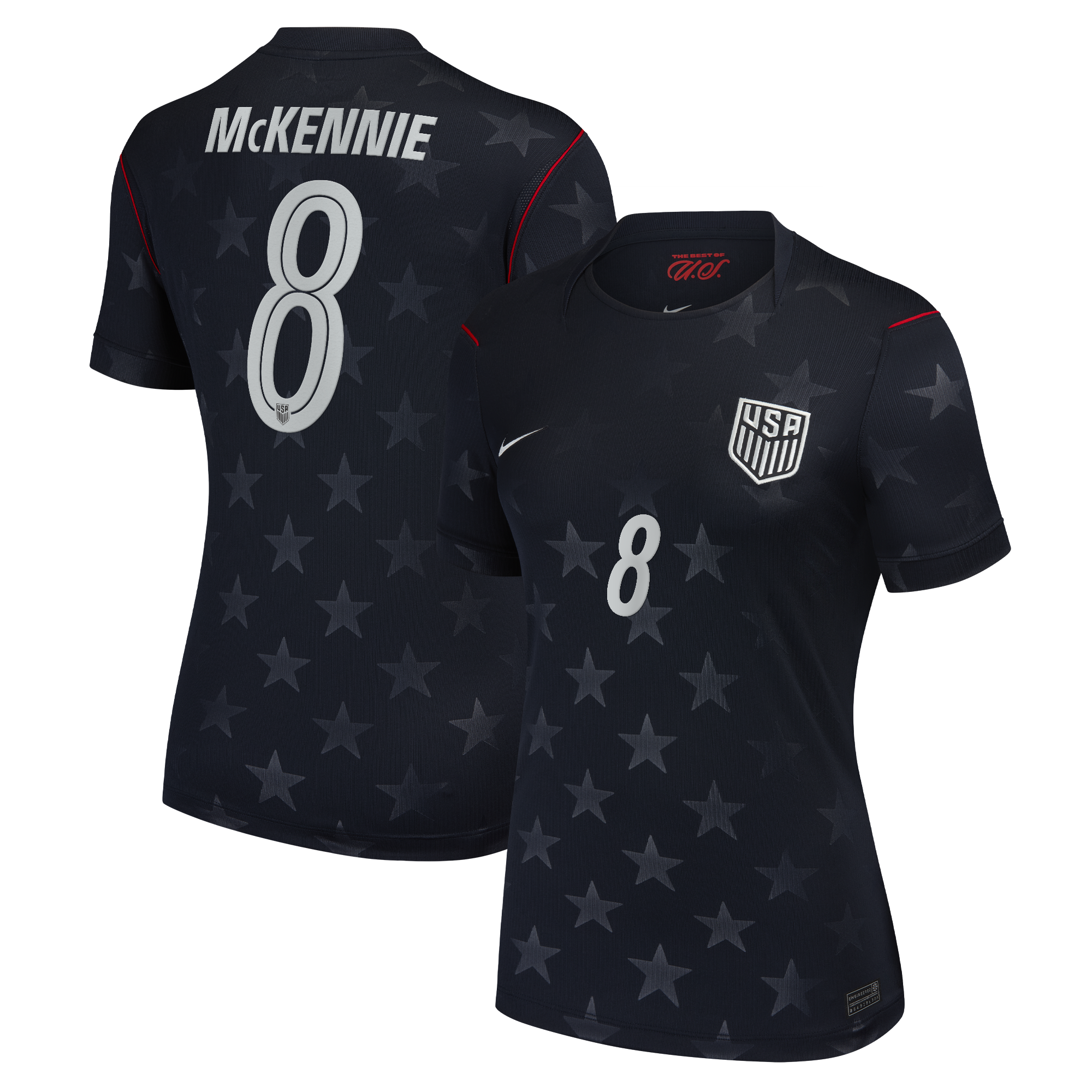 Weston McKennie USMNT Women's 2026 Away Stadium Jersey - Blue