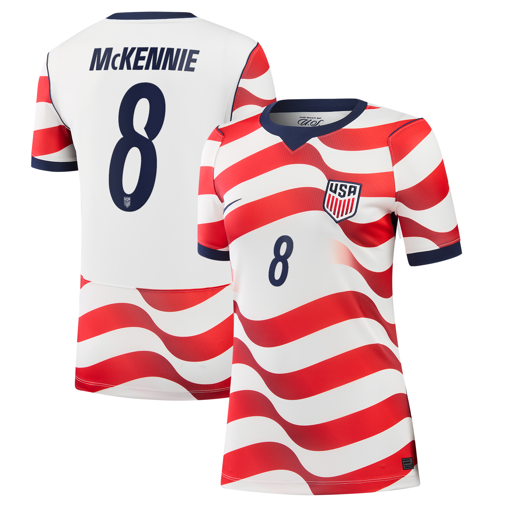 Weston McKennie USMNT Women's 2026 Home Stadium Jersey - White