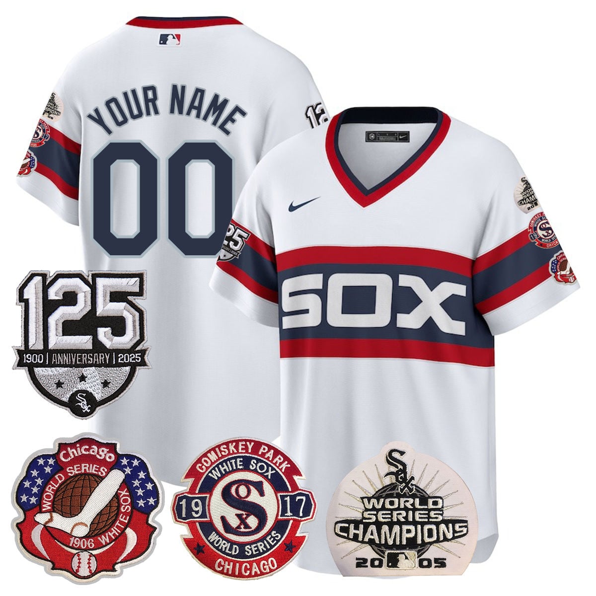 White Sox 125th Anniversary Jersey - Nike - Custom Edition