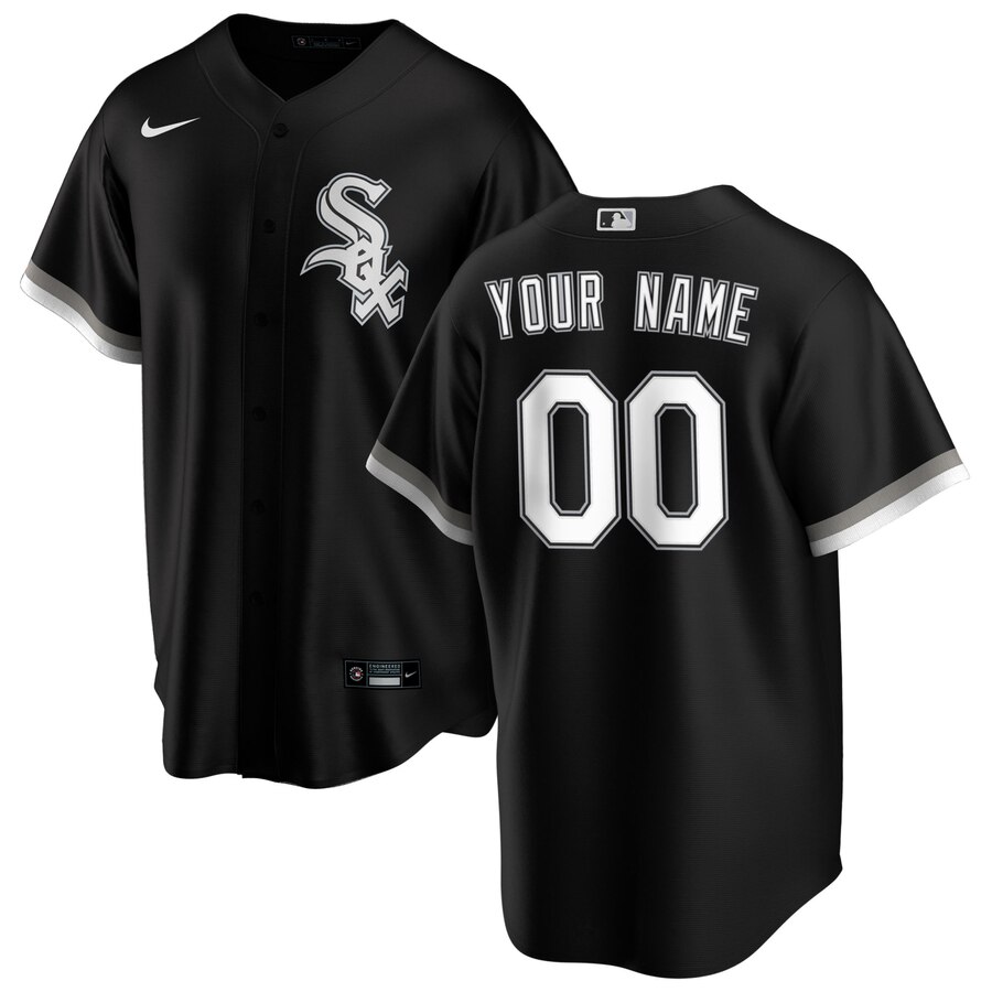 White Sox Black Custom Jersey - Nike - Personalize Your Look