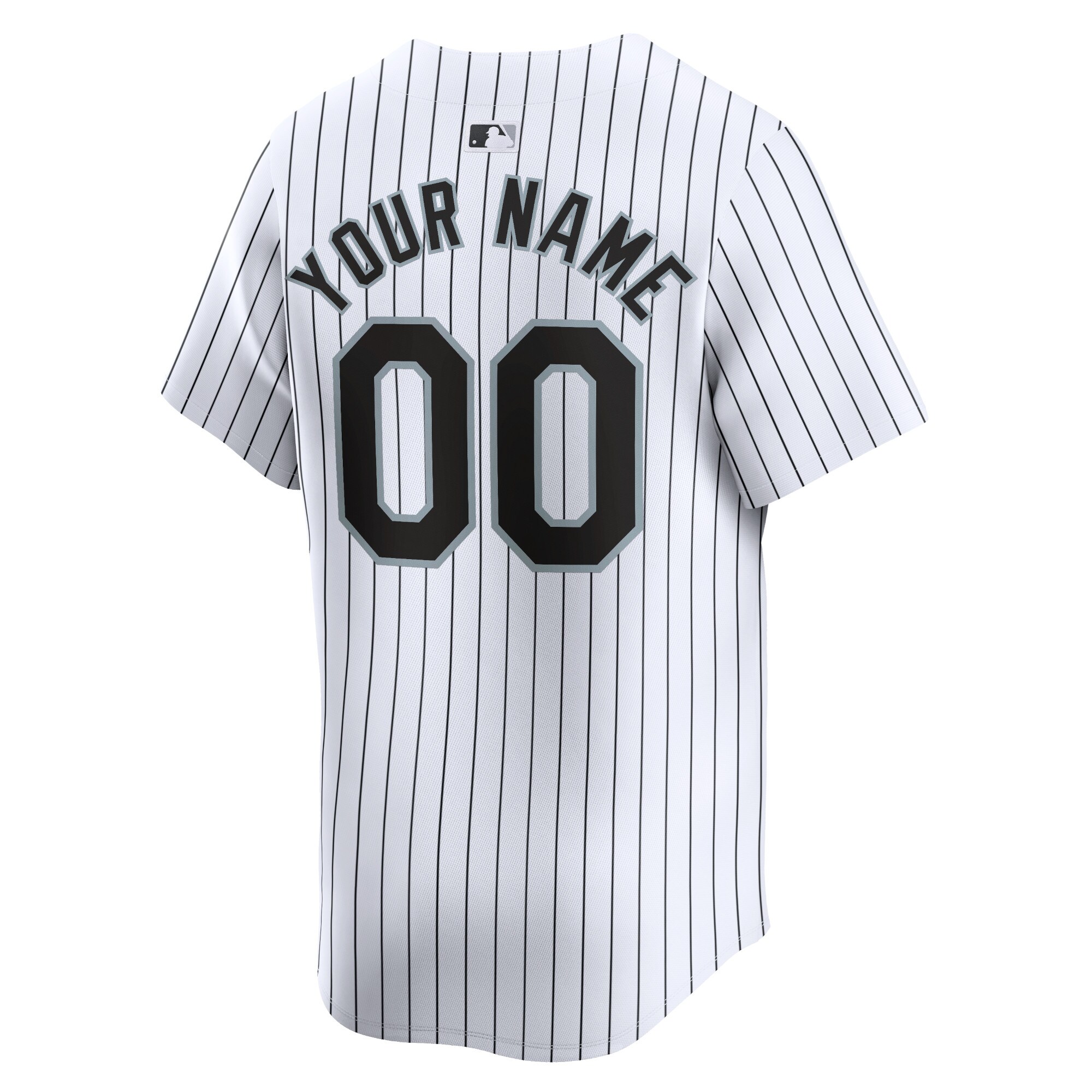 Alternative view of White Sox Custom Pinstripe Jersey nike - Nike White Sox Custom Jersey