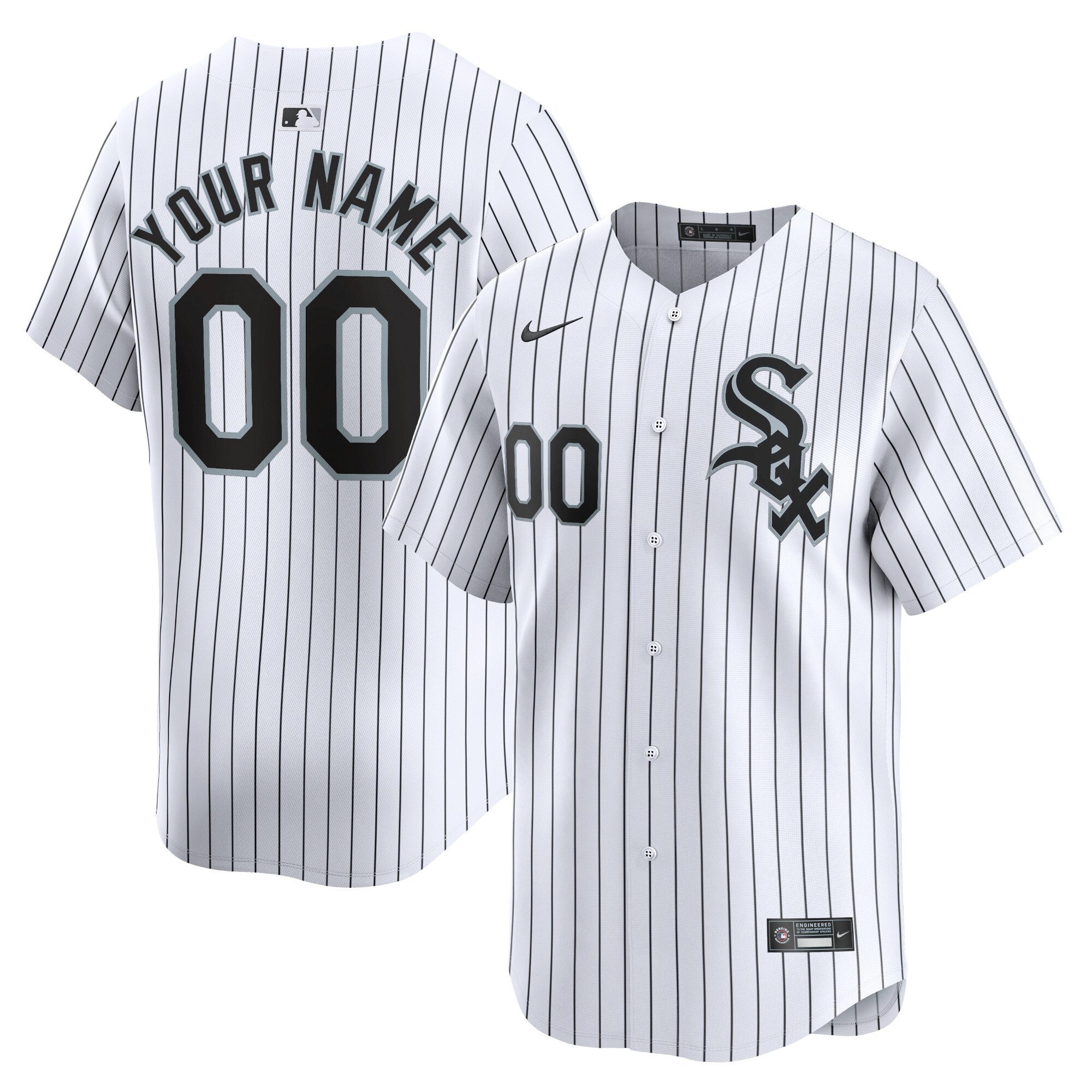 White Sox Pinstripe Jersey nike - Nike White Sox Pinstripe Jersey