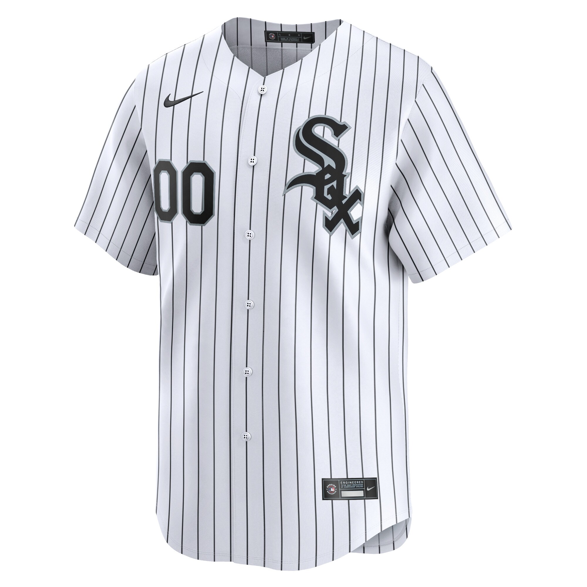 Alternative view of White Sox Pinstripe Jersey nike - Nike White Sox Pinstripe Jersey