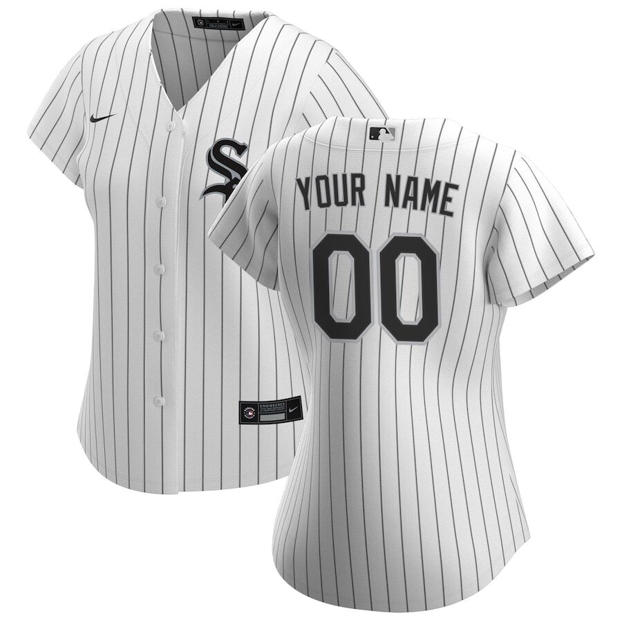 White Sox Women’s Custom Jersey - Nike White Sox Women’s Pinstripe