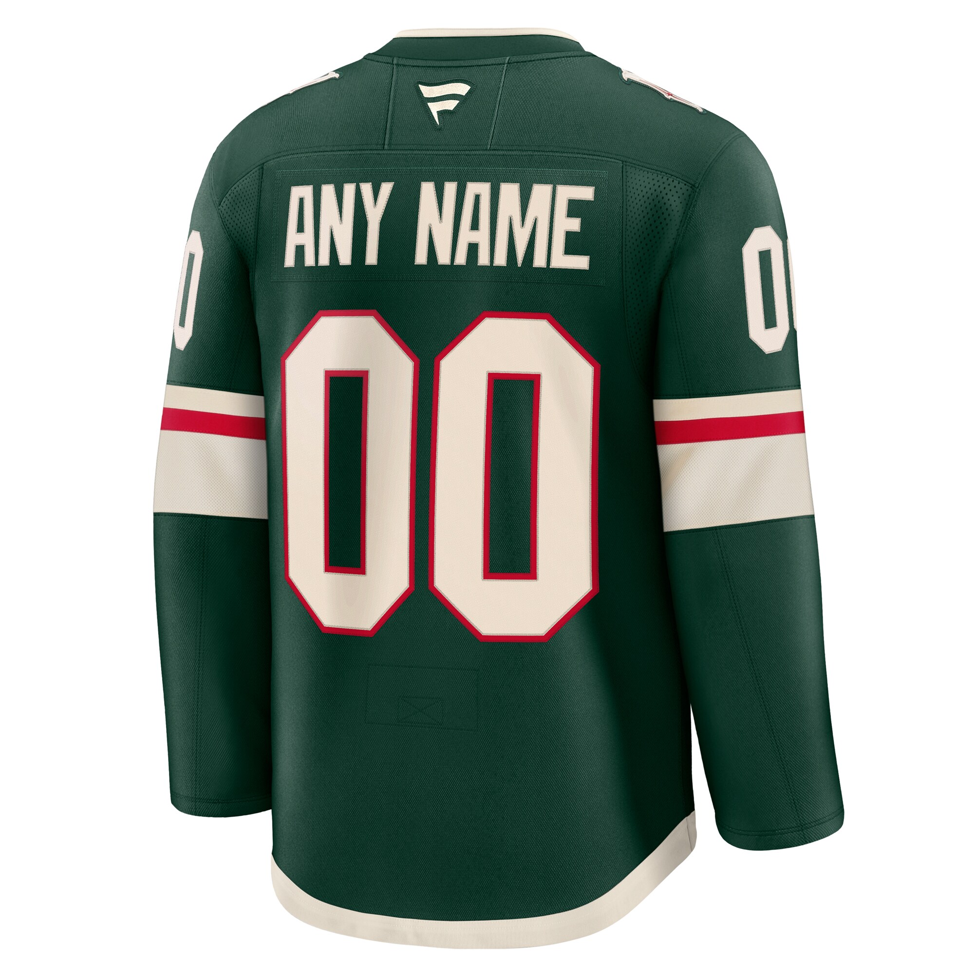 Alternative view of Wild Green Custom Jersey - Fanatics Minnesota Wild Green Custom Hockey