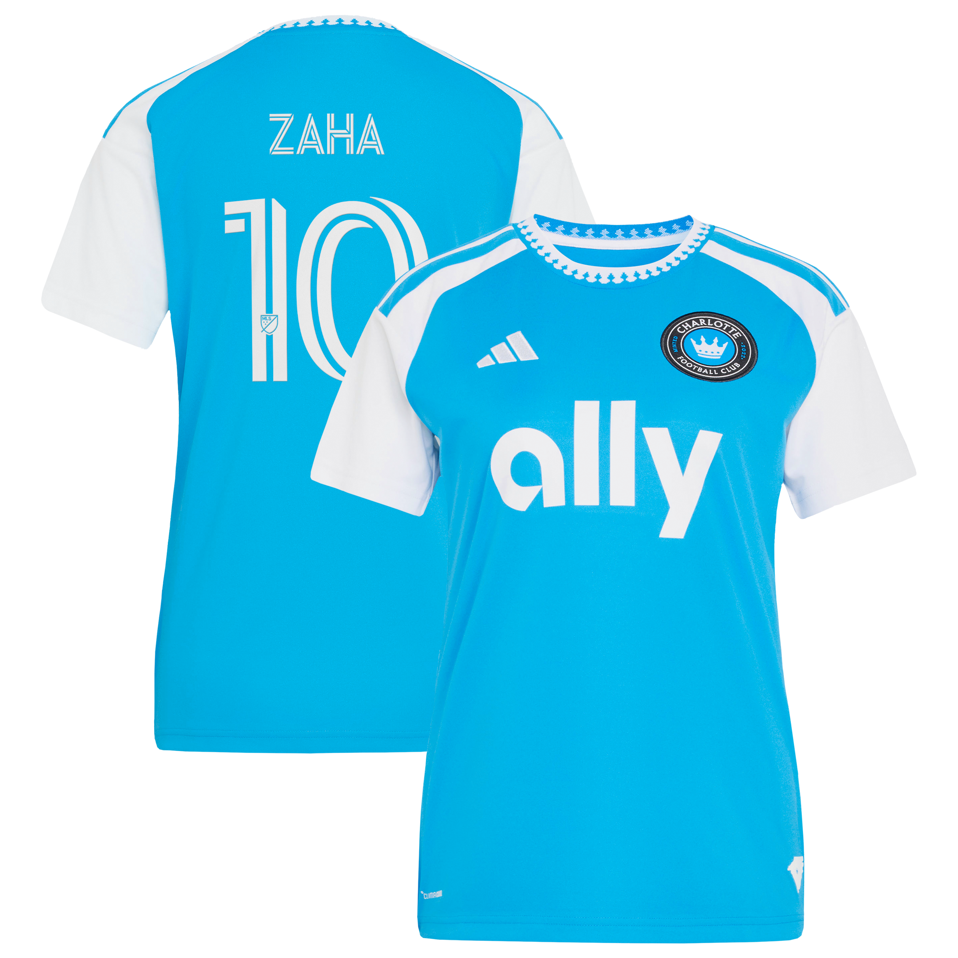 Wilfried Zaha Charlotte FC Women's 2026 Carolina Kit: Crowns Up Jersey - Blue