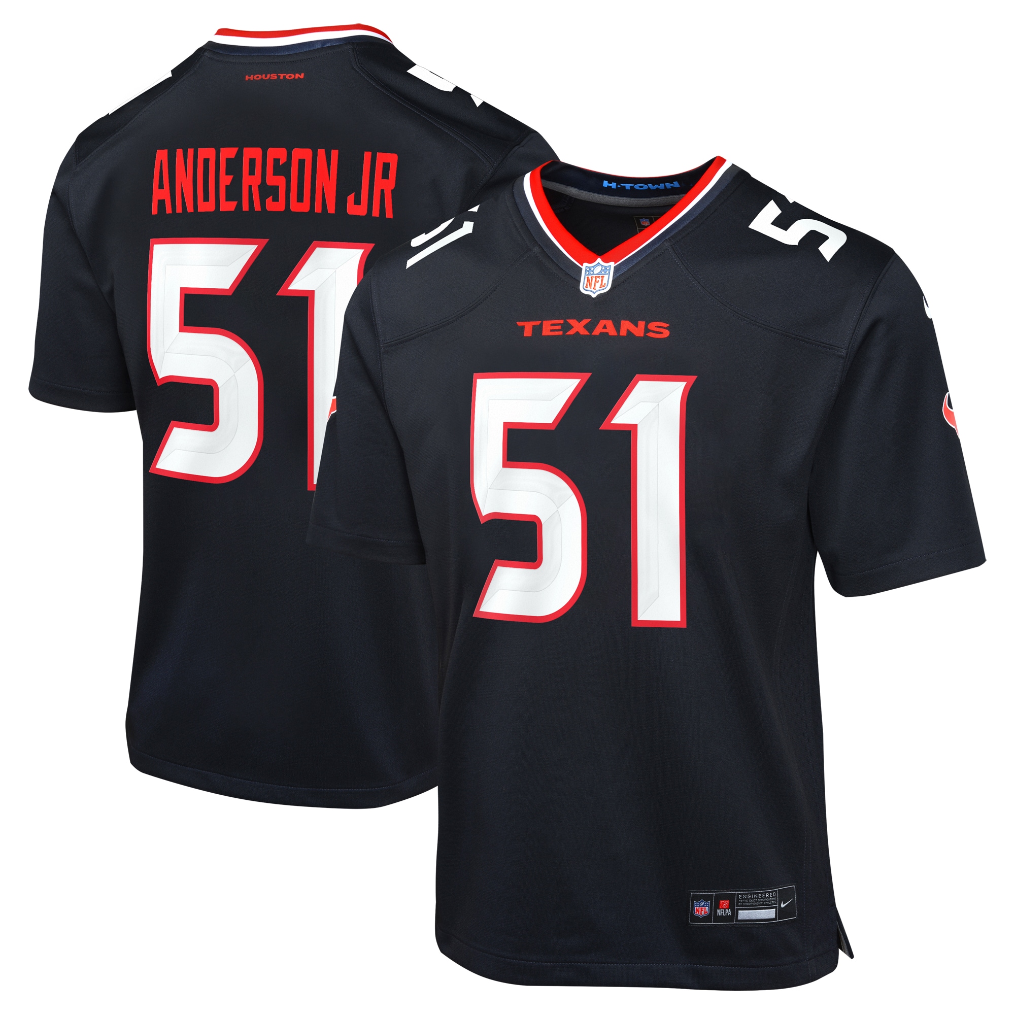 Will Anderson Jr. Houston Texans Youth Game Jersey