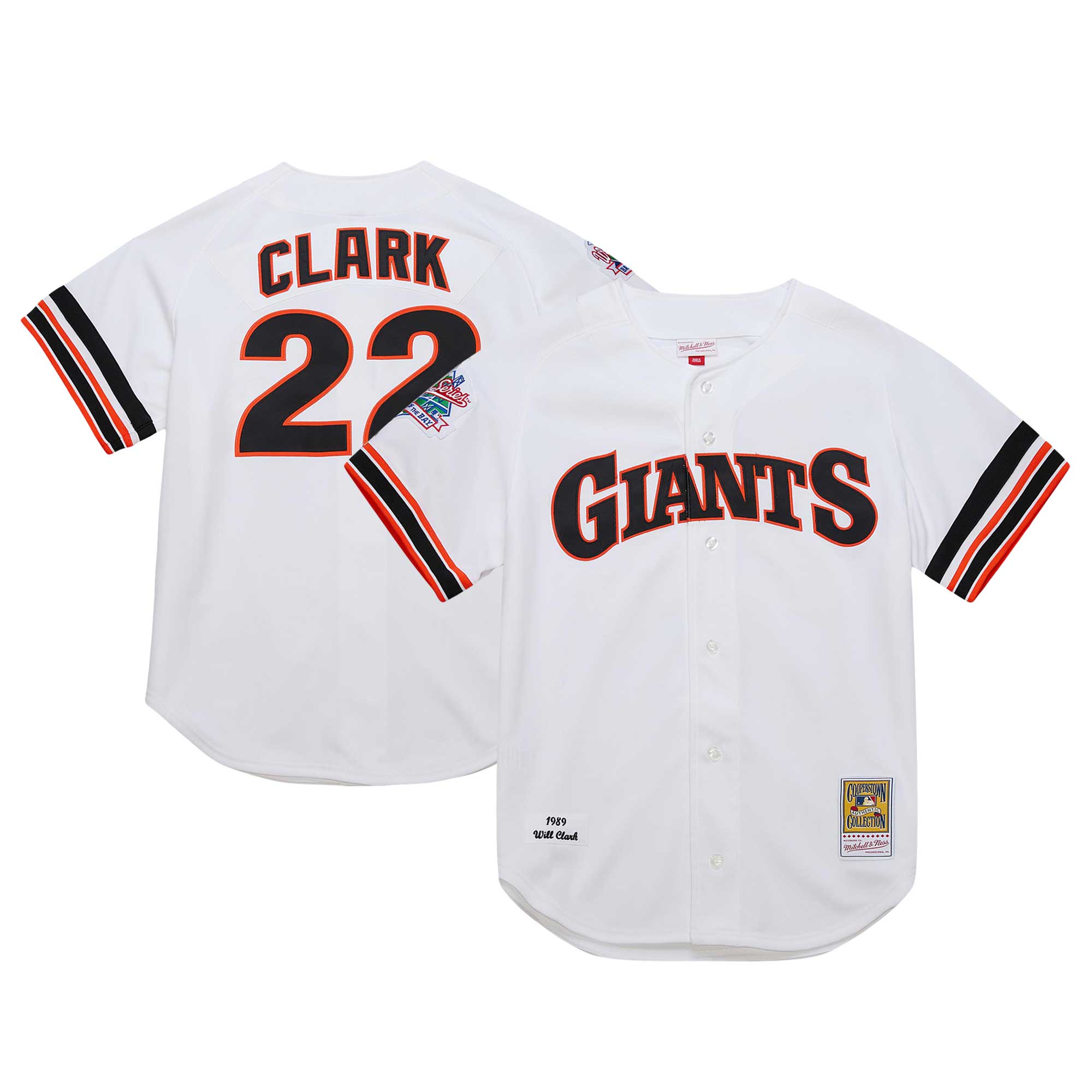 Will Clark San Francisco Giants Cooperstown Collection 1989 Jersey - White