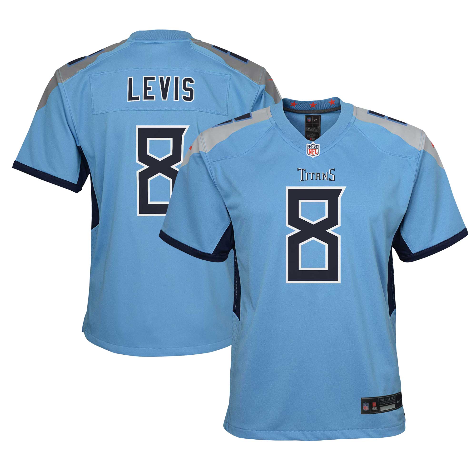 Will Levis Tennessee Titans Youth Game Jersey