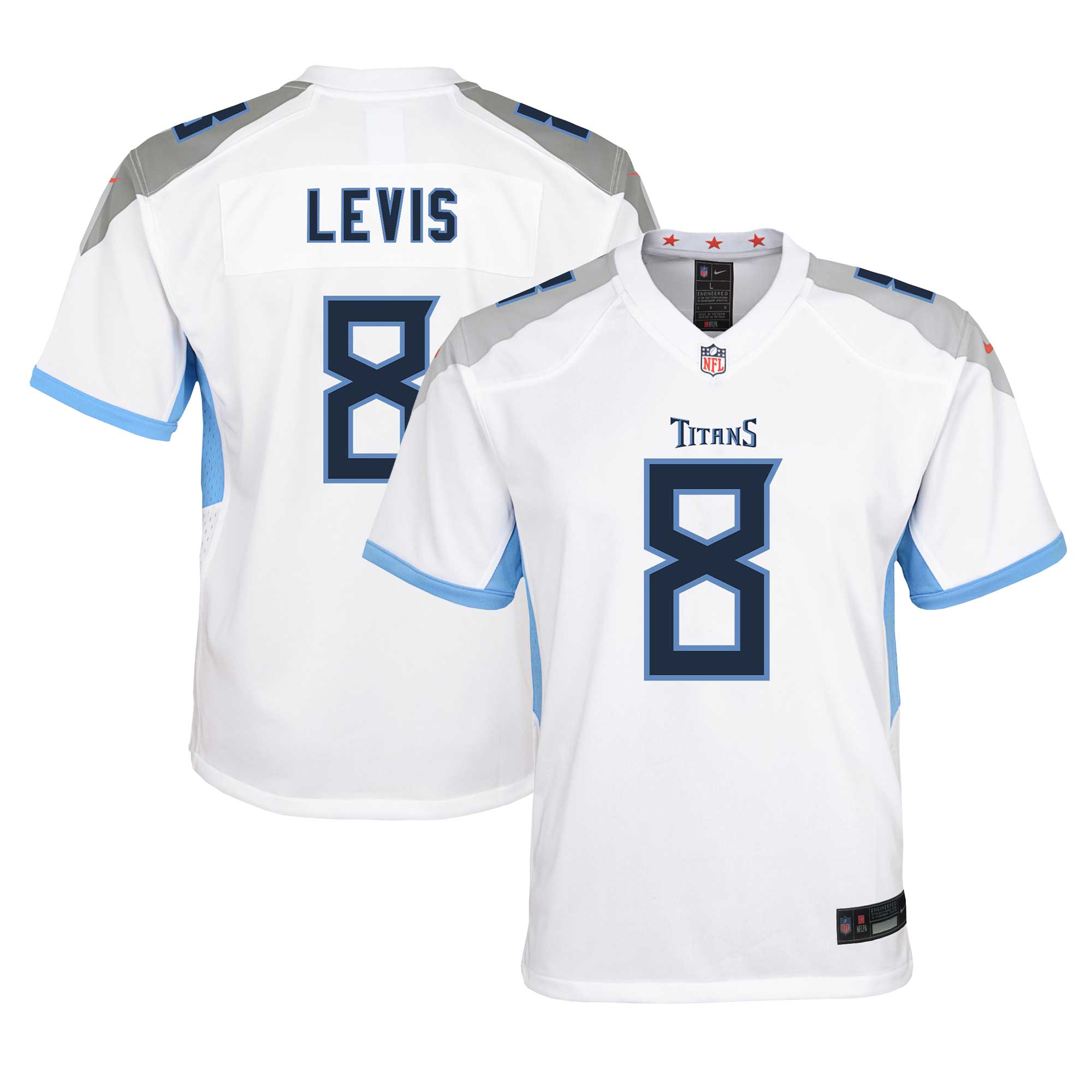 Will Levis Tennessee Titans Youth Game Jersey