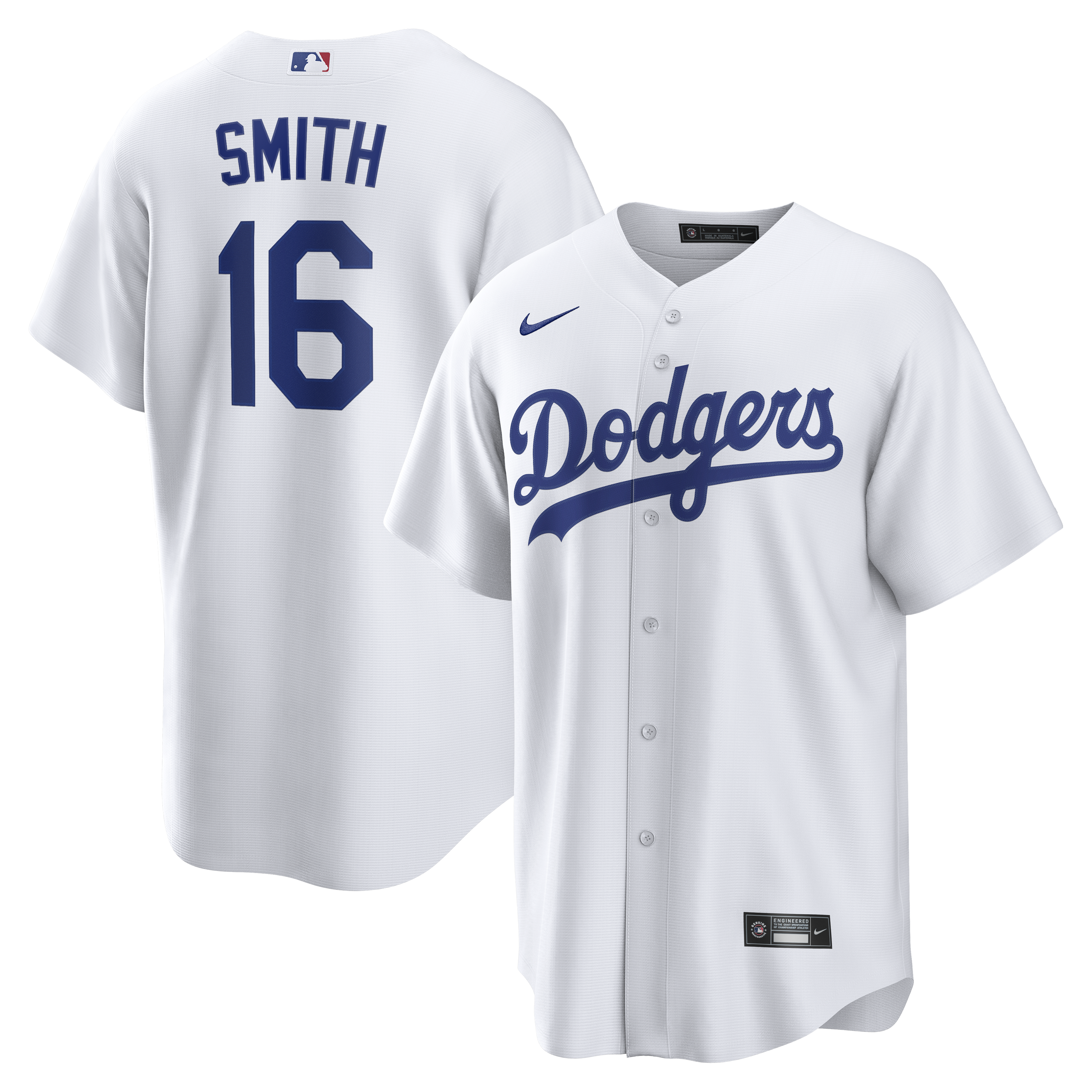 Will Smith Los Angeles Dodgers Home Jersey - White