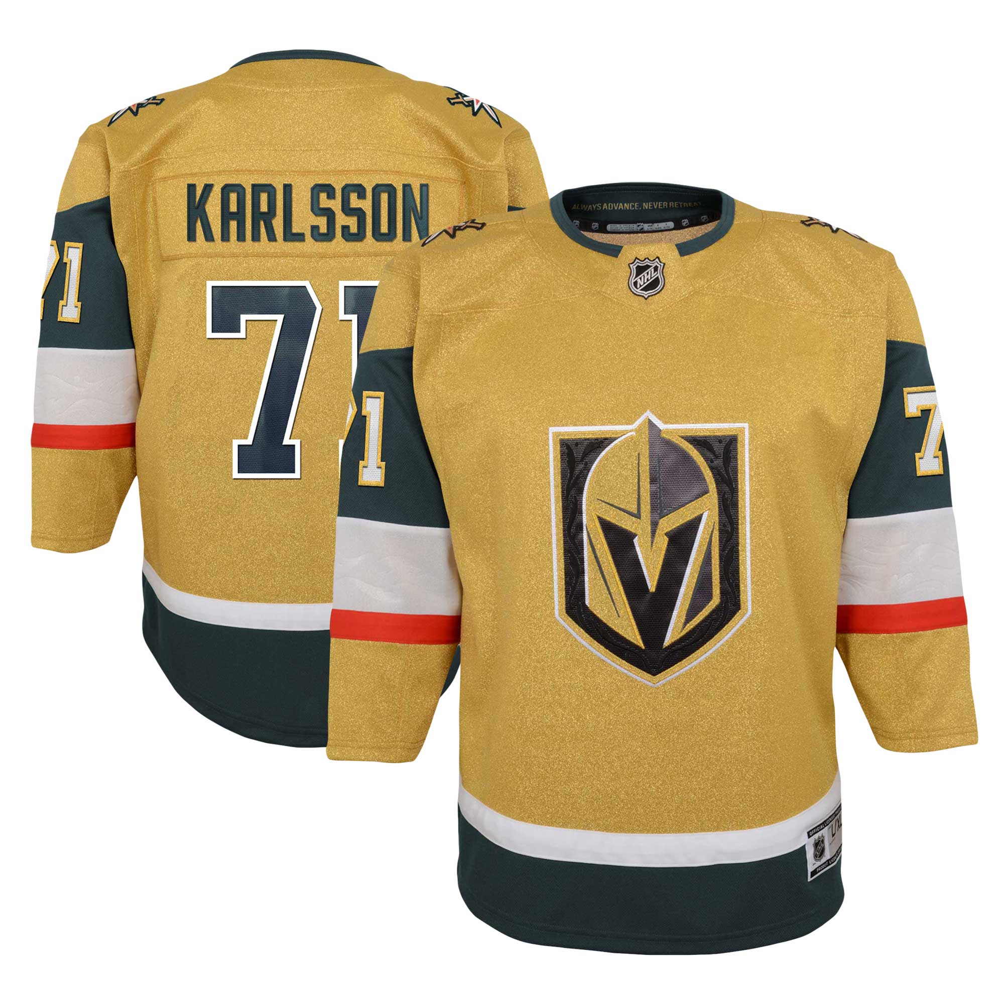 William Karlsson Vegas Golden Knights Youth Home Premier Player Jersey - Gold