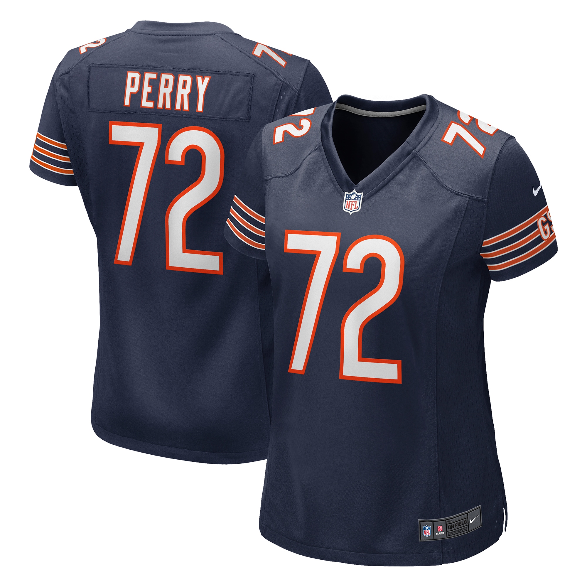 William Perry Chicago Bears Women's Game Retired Player Jersey - Navy