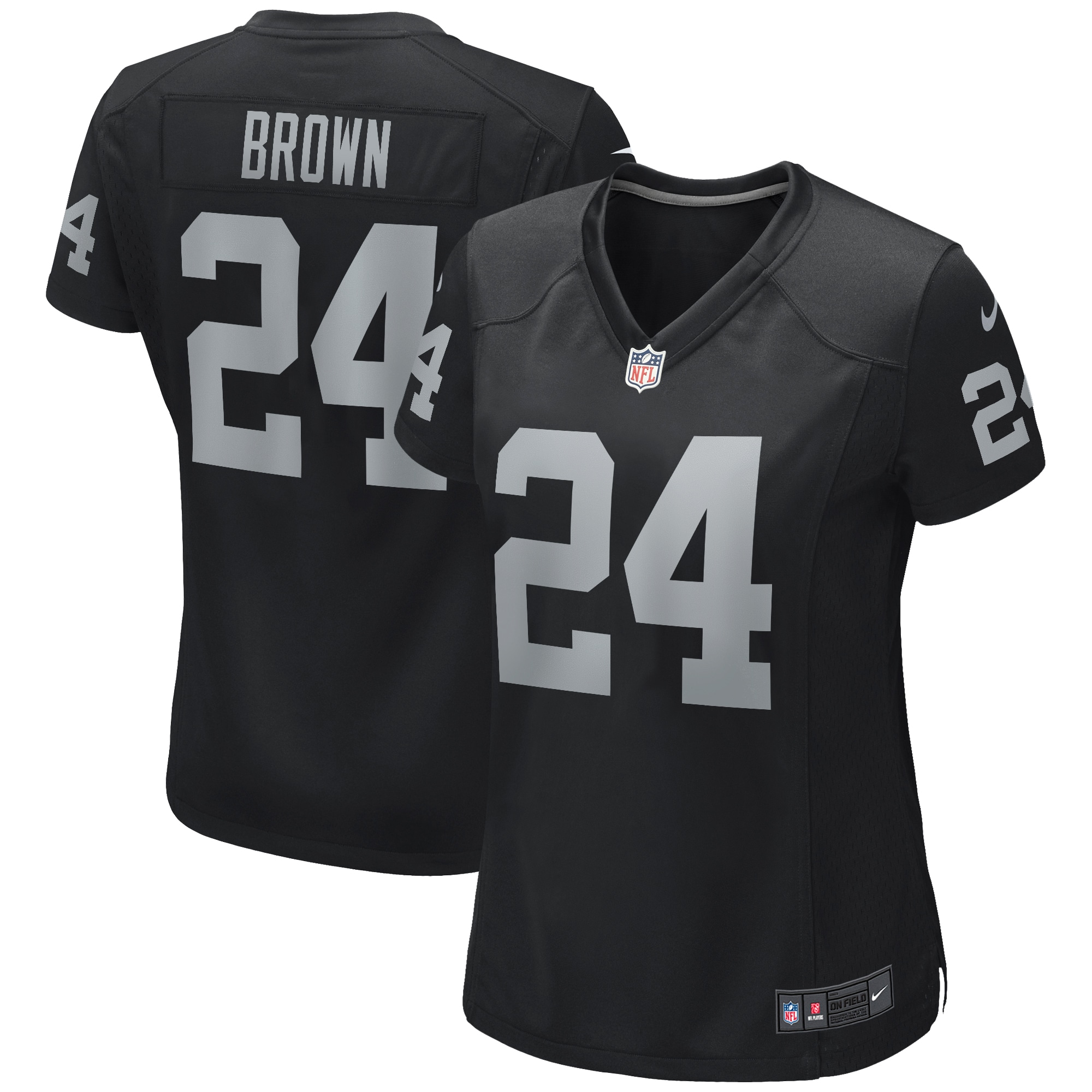 Willie Brown Las Vegas Raiders Women's Game Retired Player Jersey - Black