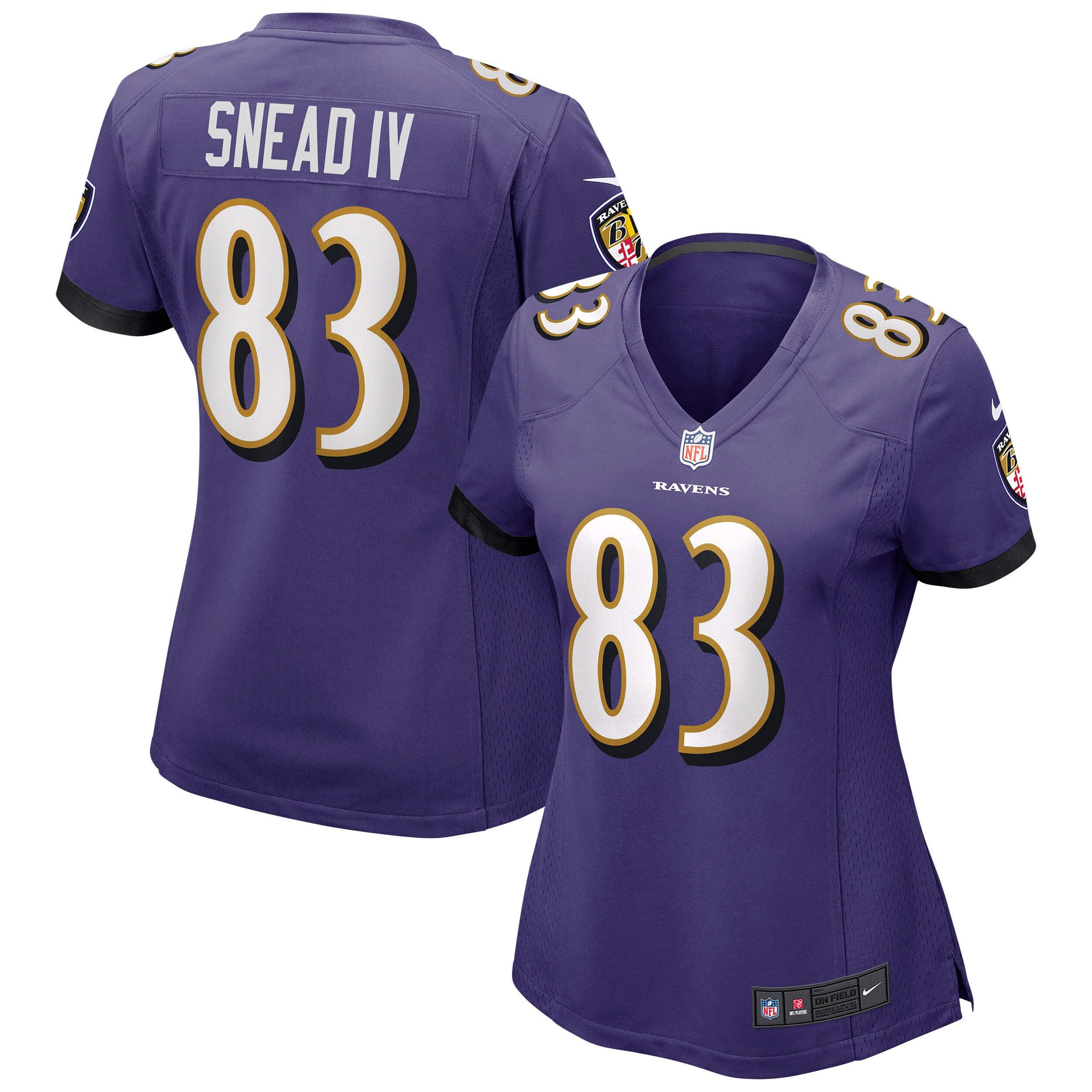 Willie Snead IV Baltimore Ravens Women's Game Jersey - Purple