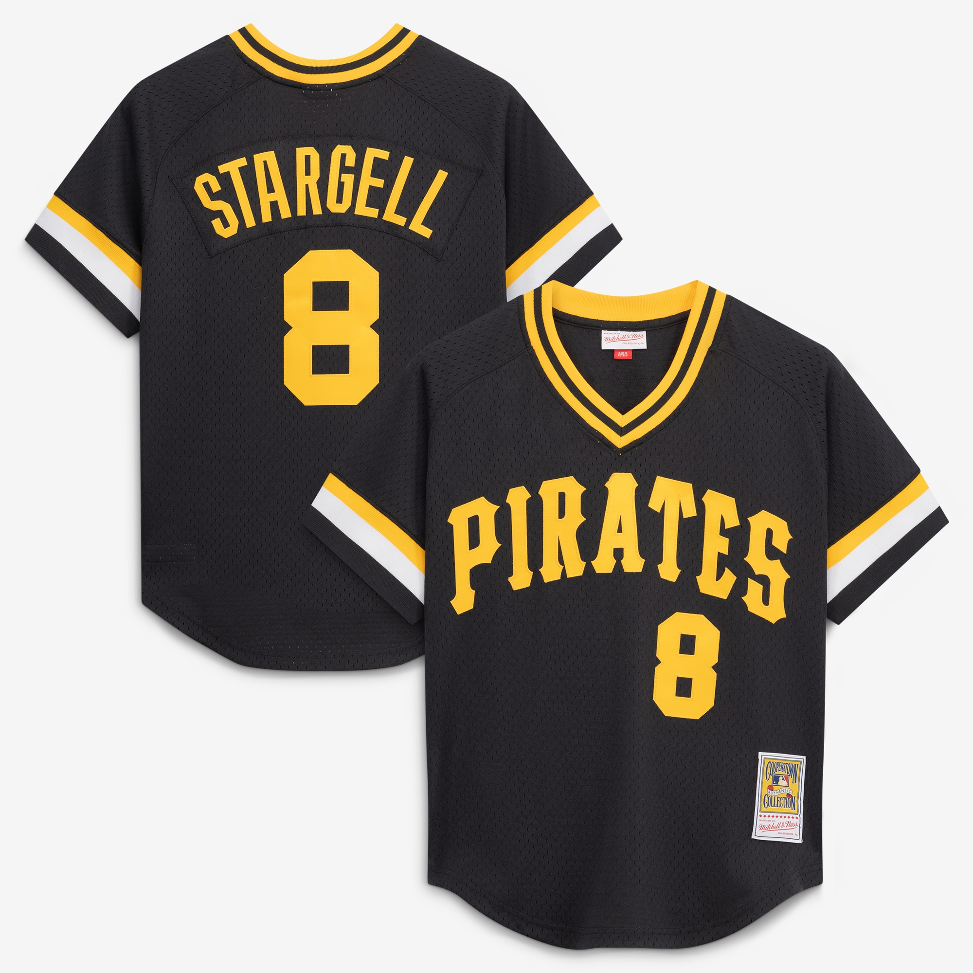 Willie Stargell Pittsburgh Pirates Batting Practice Jersey - Black