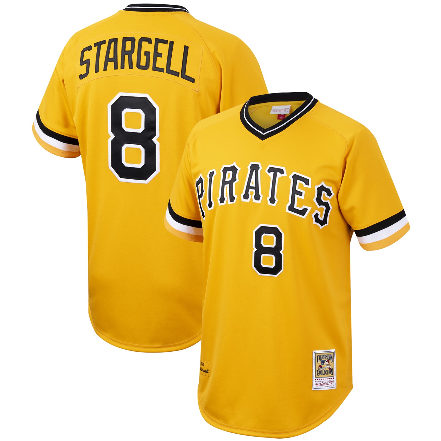 Willie Stargell Pittsburgh Pirates Cooperstown Collection Jersey - Gold