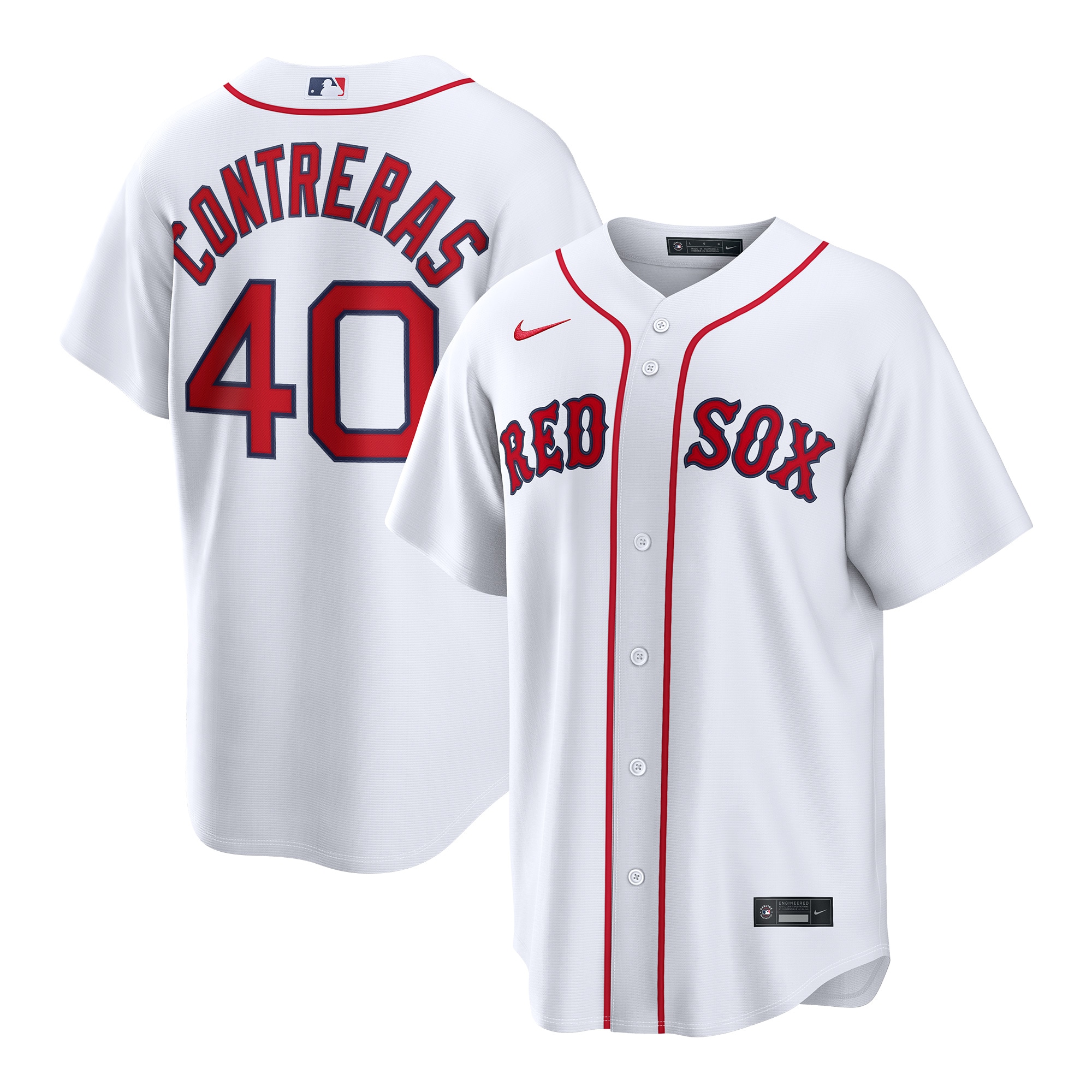 Willson Contreras Boston Red Sox Home Jersey - White