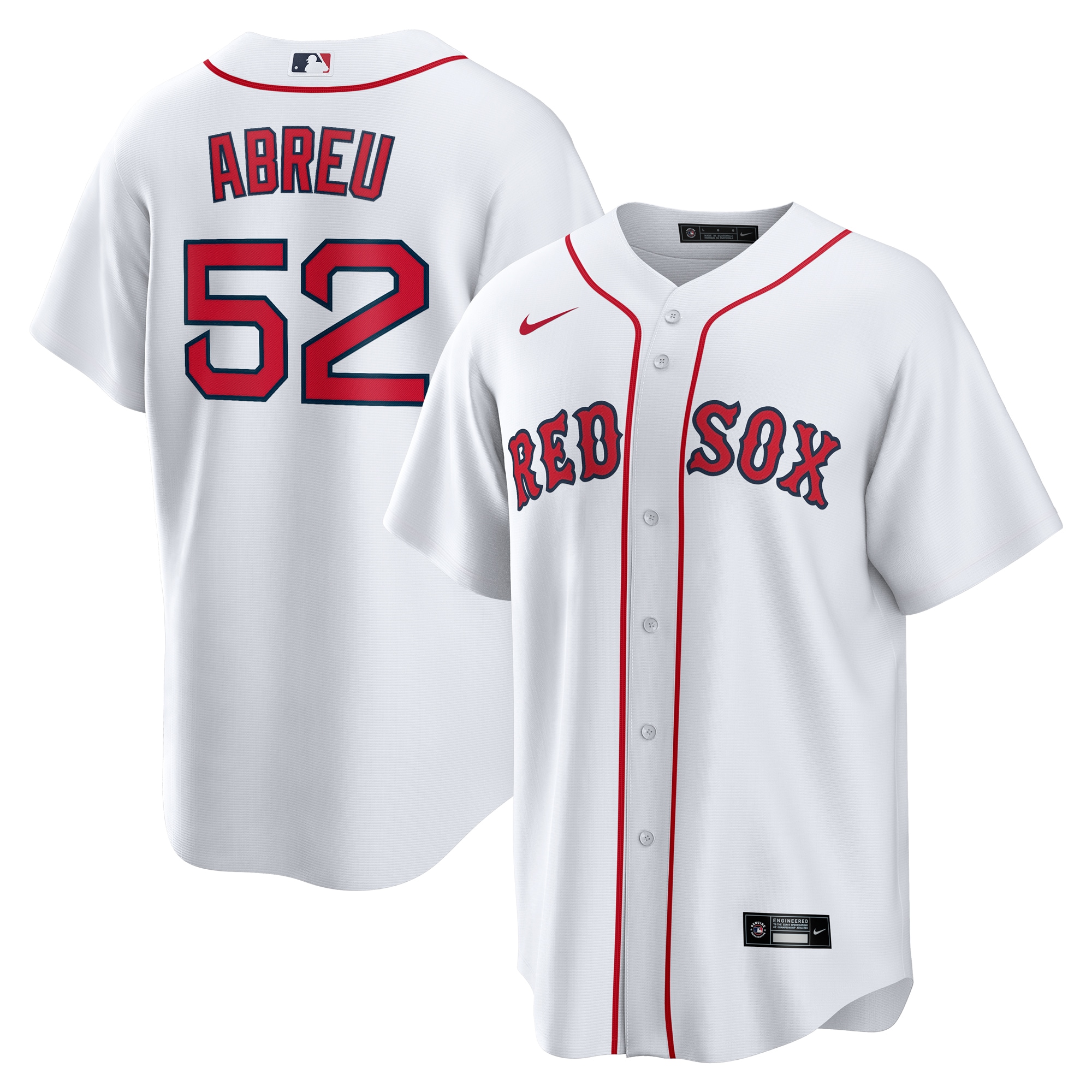 Wilyer Abreu Boston Red Sox Home Jersey - White