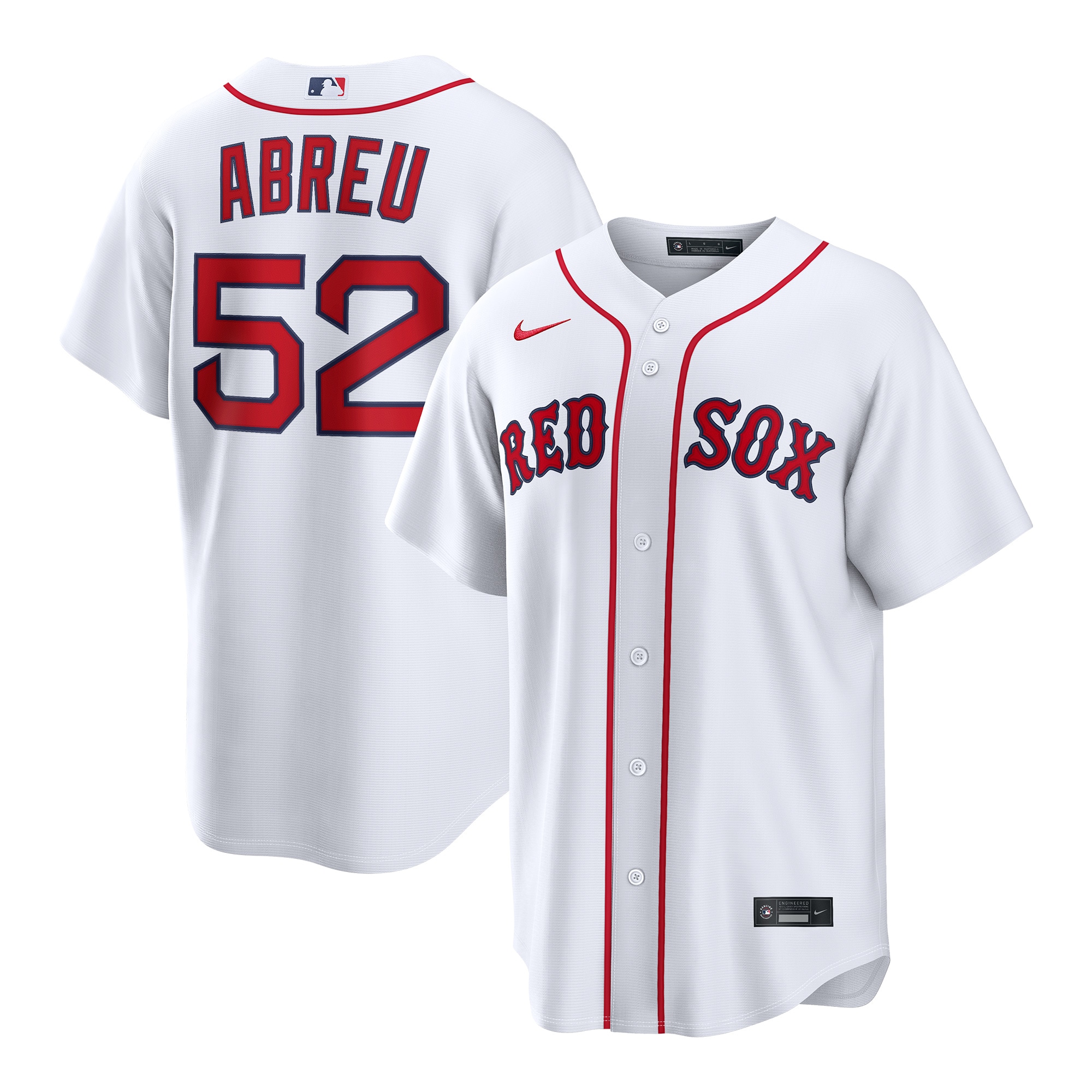 Wilyer Abreu Boston Red Sox Home Jersey - White