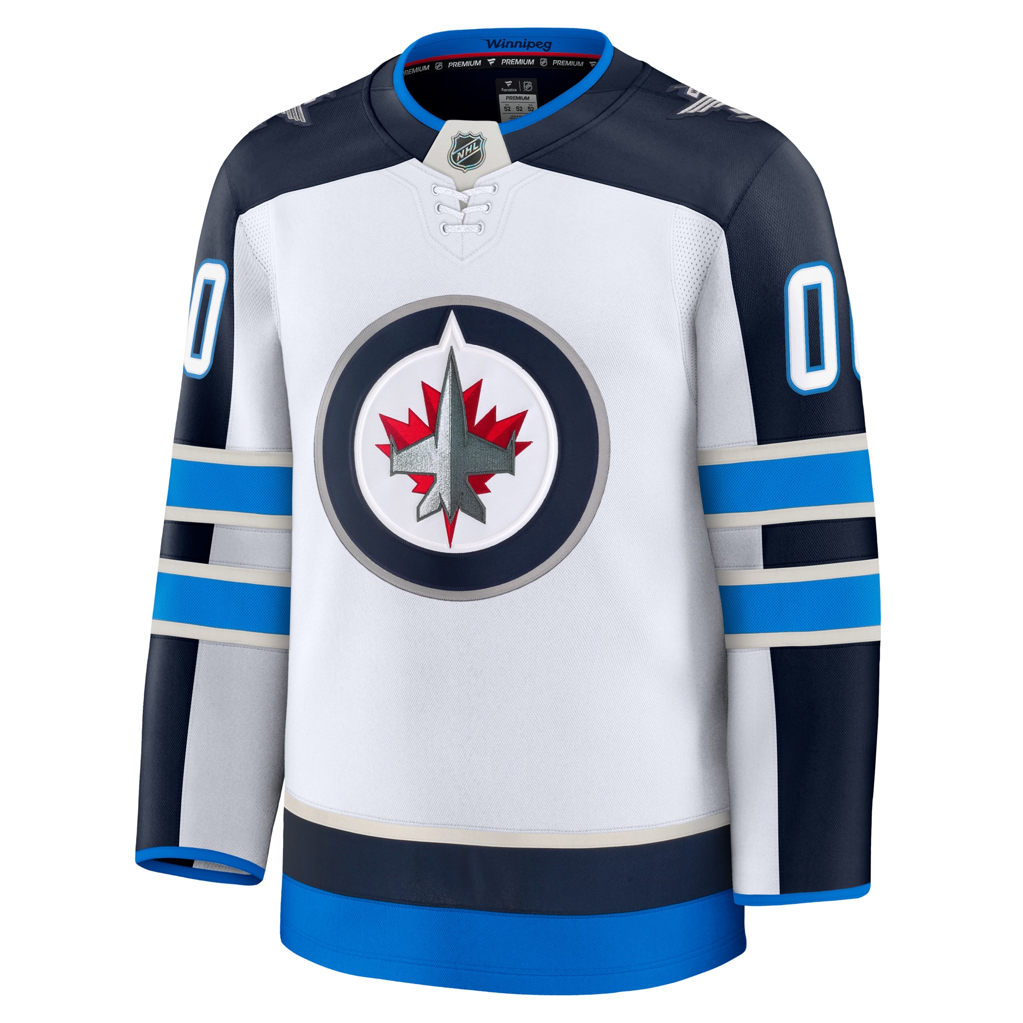 Alternative view of Winnipeg Jets Custom Jersey - Fanatics Winnipeg Jets Custom White