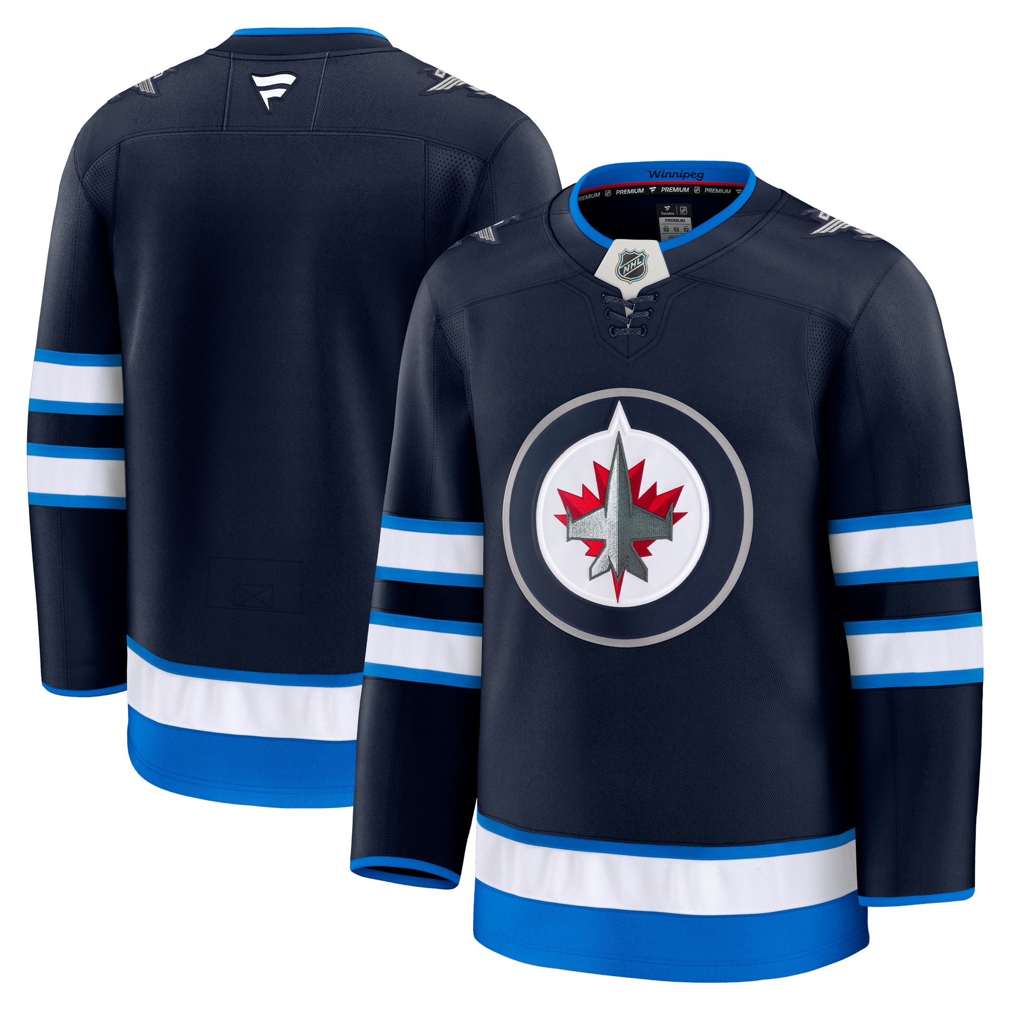 Winnipeg Jets Fanatics Home Premium Jersey - Navy