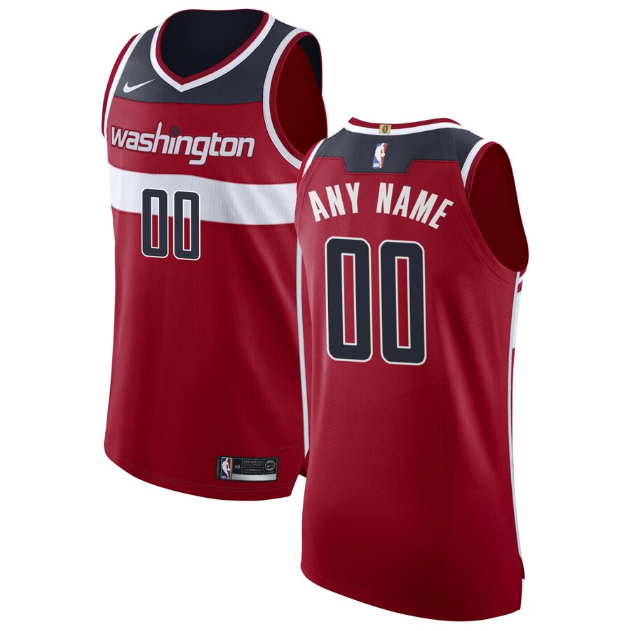 Wizards Maroon Custom Jersey - Nike Wizards Maroon Jersey - Custom