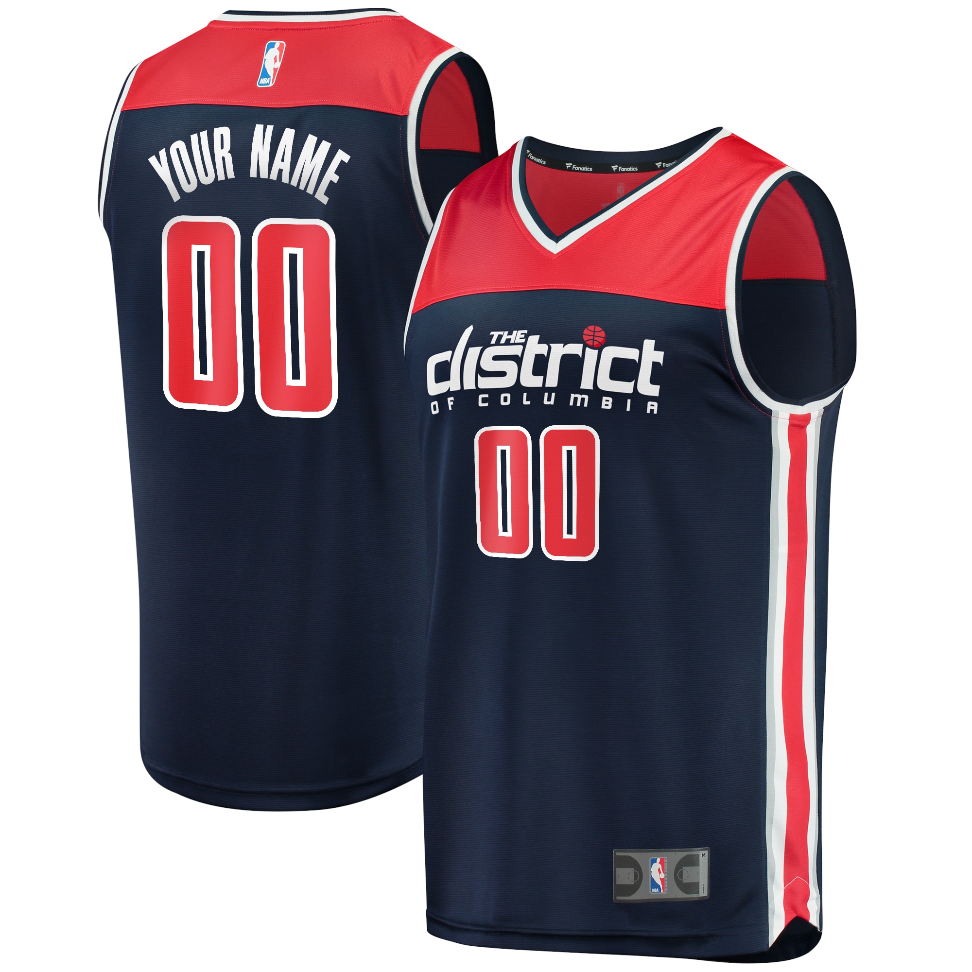 Wizards Navy Custom Jersey - Fanatics - Personalize Your Game!