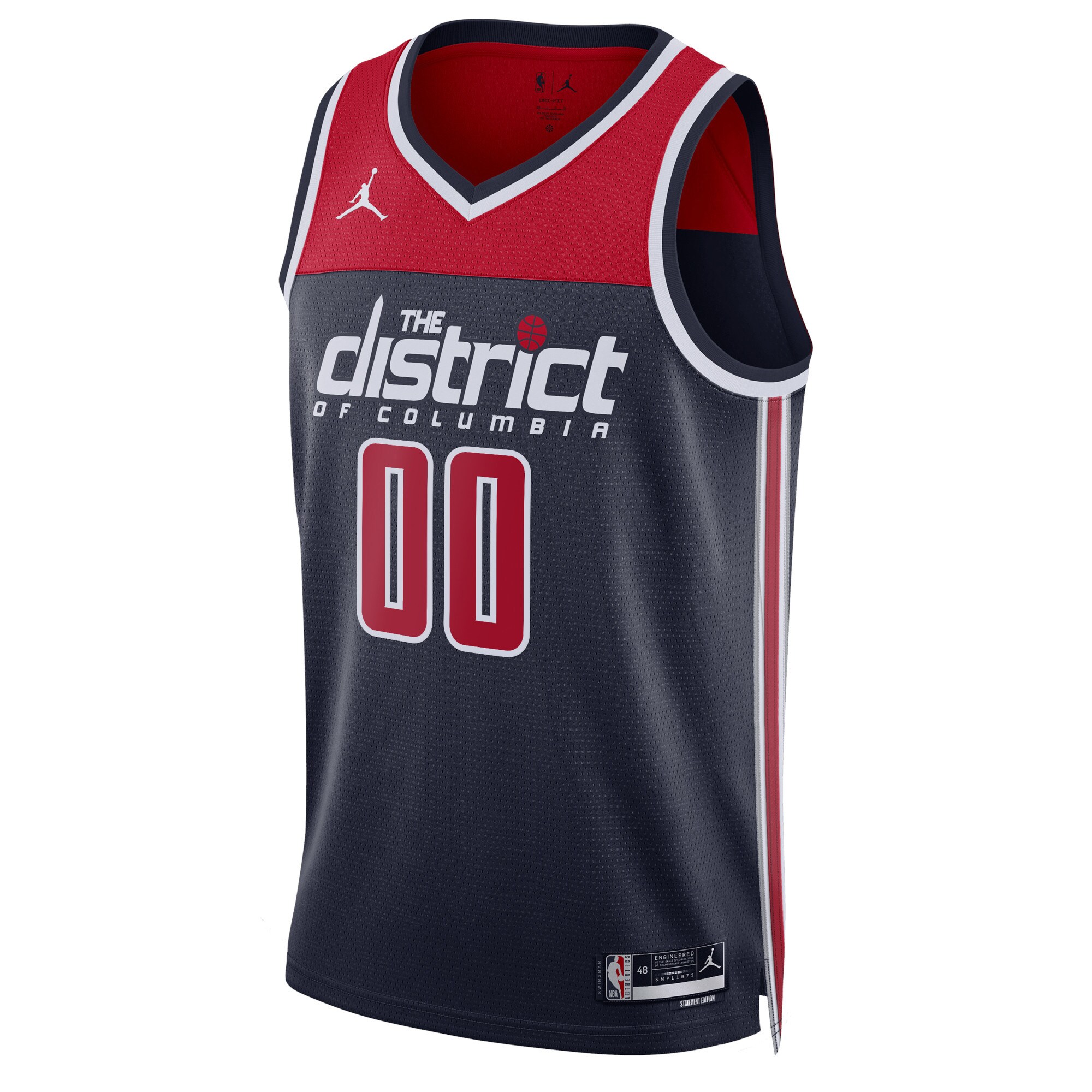 Alternative view of Wizards Navy Statement Jersey - Nike - Custom Name & Number