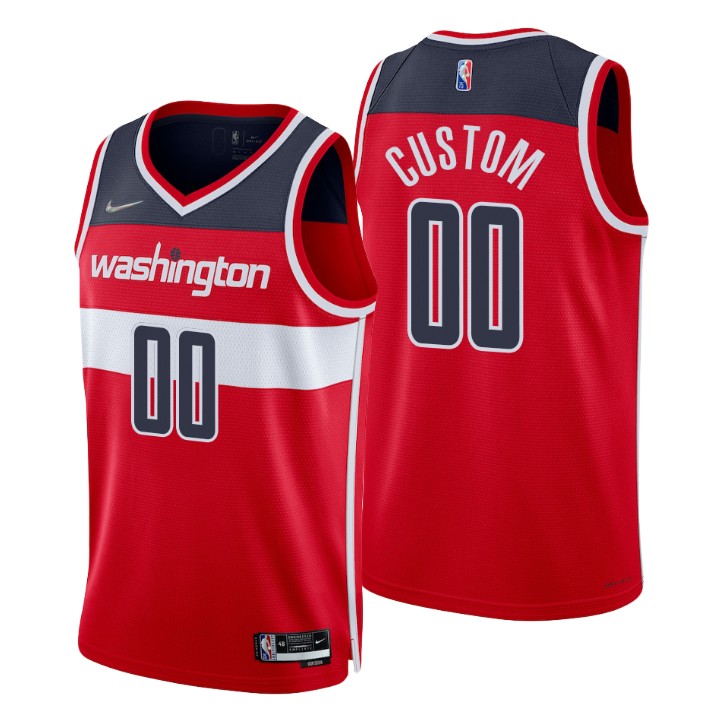 Wizards Red Custom Jersey nike personalized - Nike Wizards Red Custom