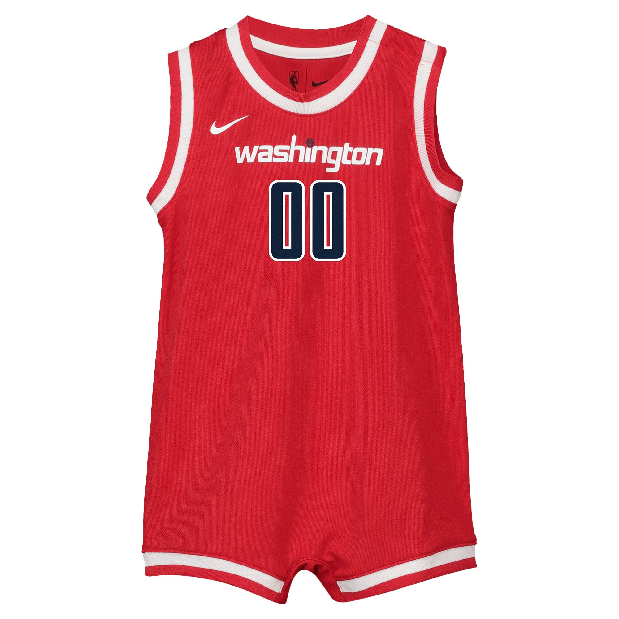 Alternative view of Wizards Red Infant Jersey - Nike Romper - Custom Number