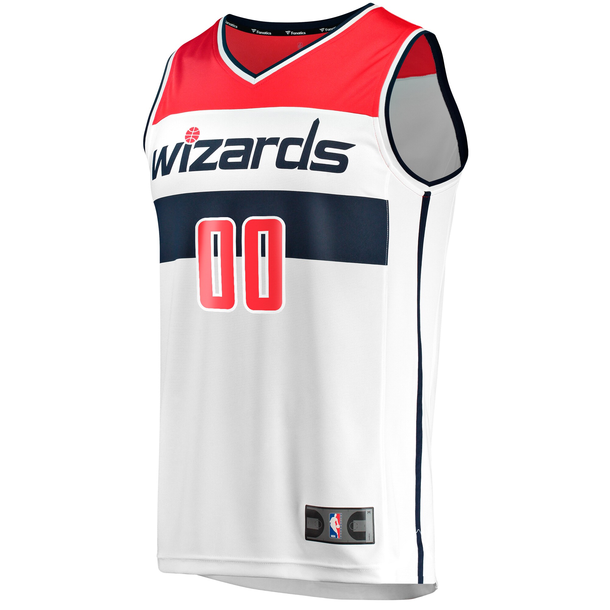 Alternative view of Wizards White Custom Jersey - Fanatics - Personalize Yours!